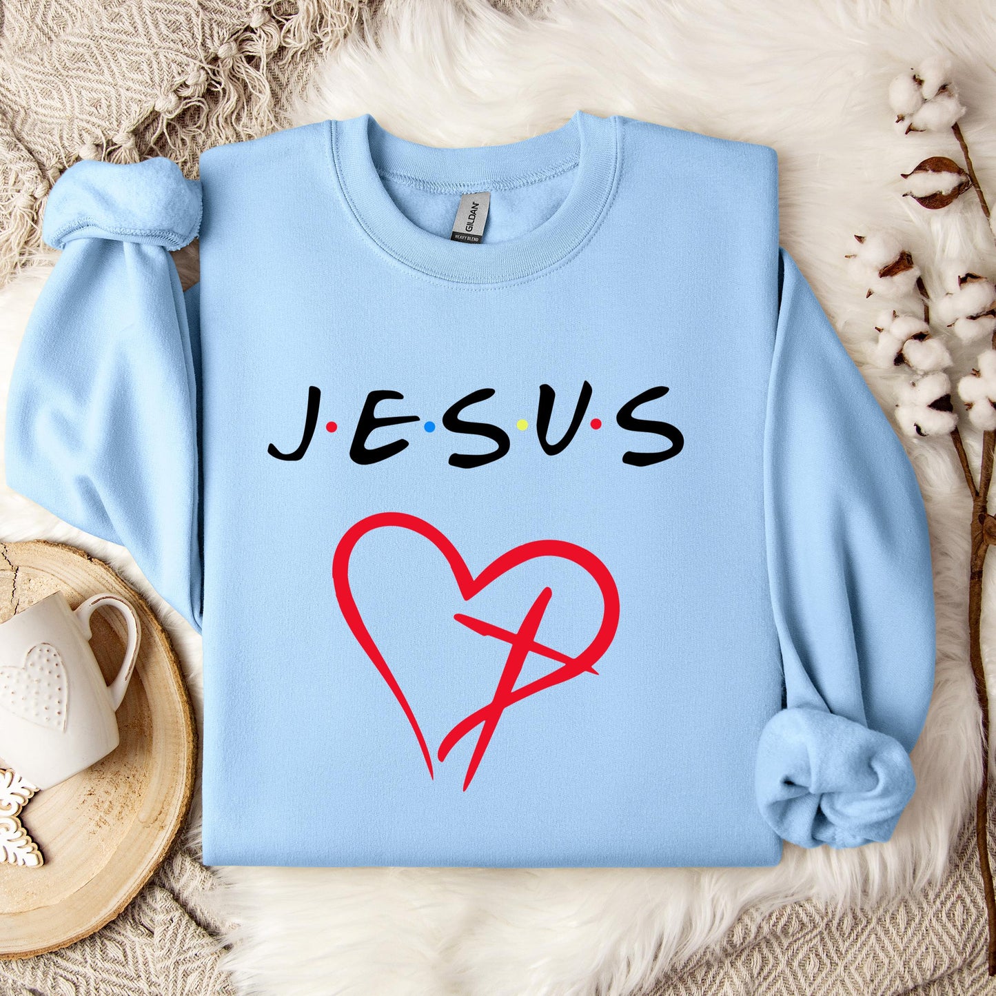 Religious Jesus Heart Sweatshirt