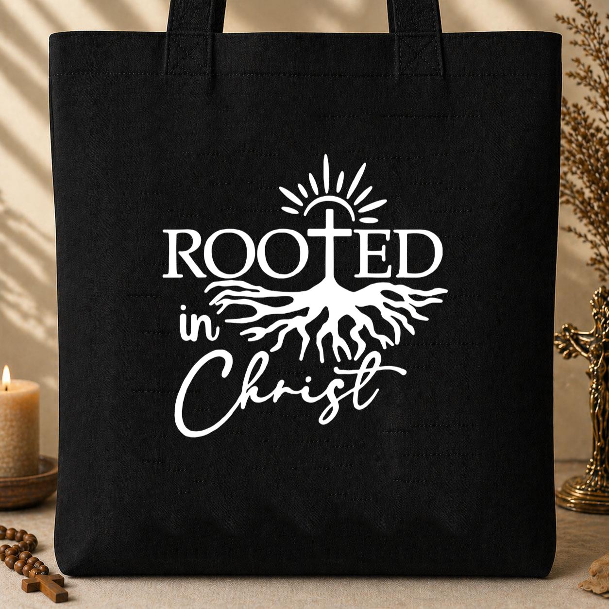 Rooted in Christ 02 Tote Bag