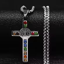Saint Benedict Cross Necklace