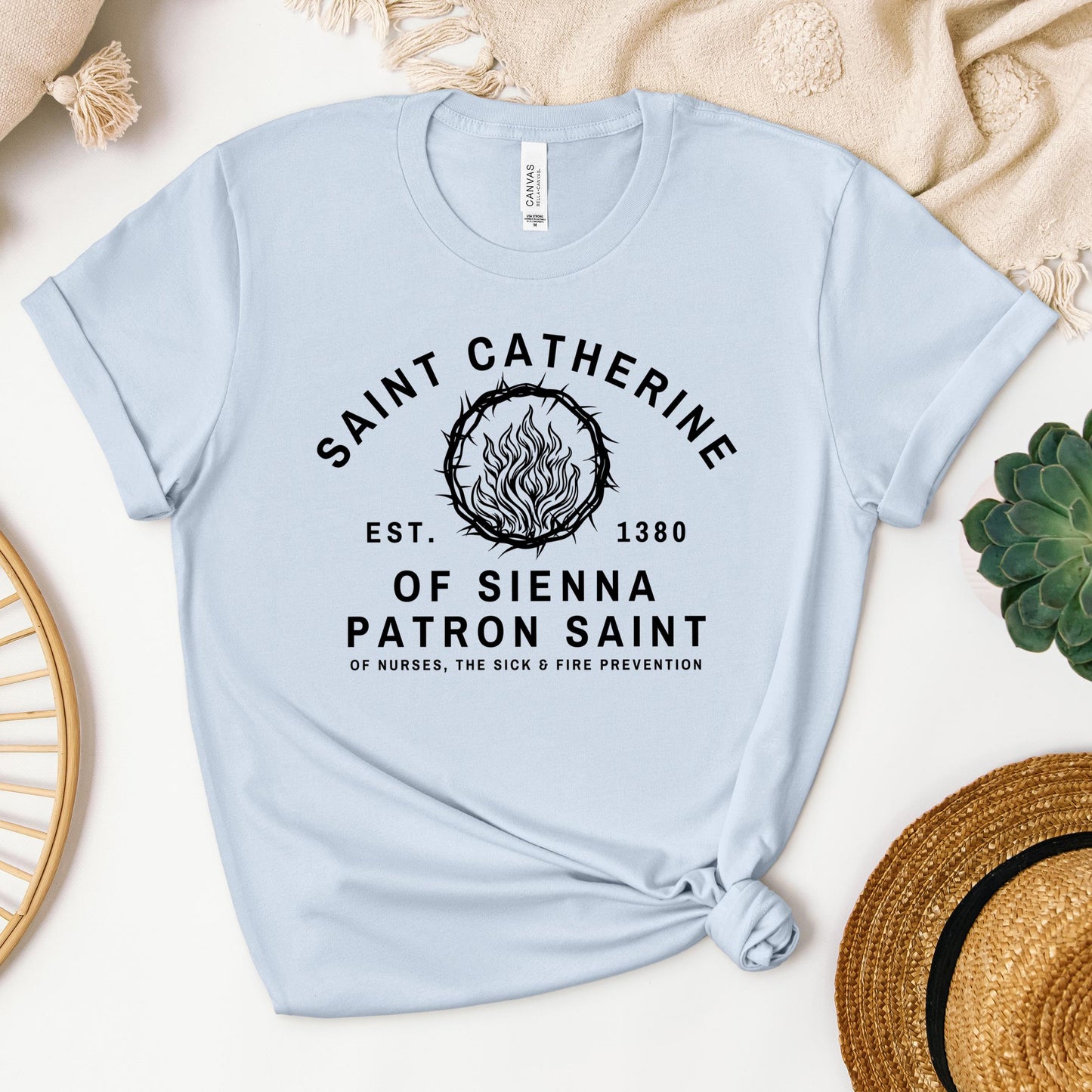 Saint Catherine Of Nurses, The Sick & Fire Prevention 01