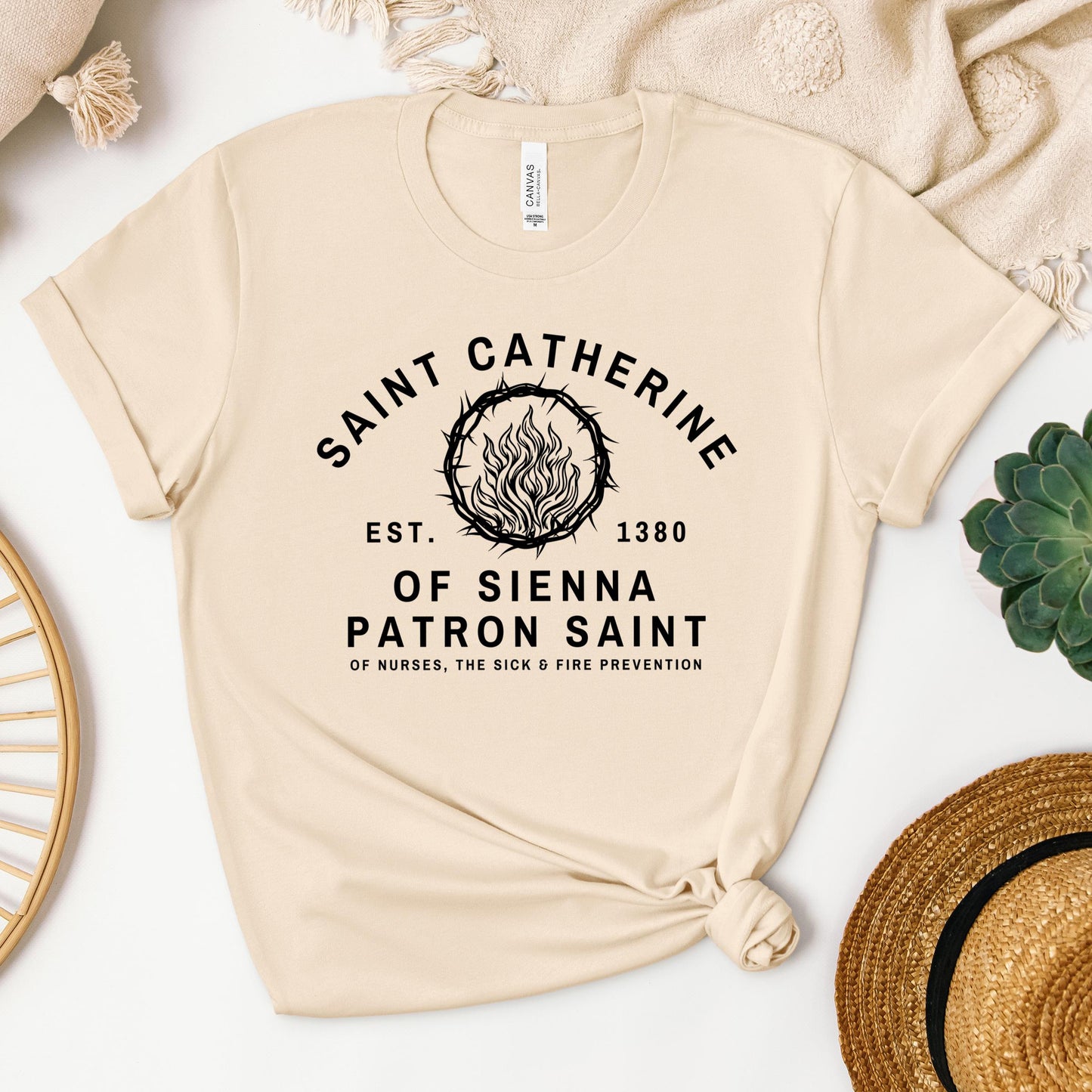 Saint Catherine Of Nurses, The Sick & Fire Prevention 01