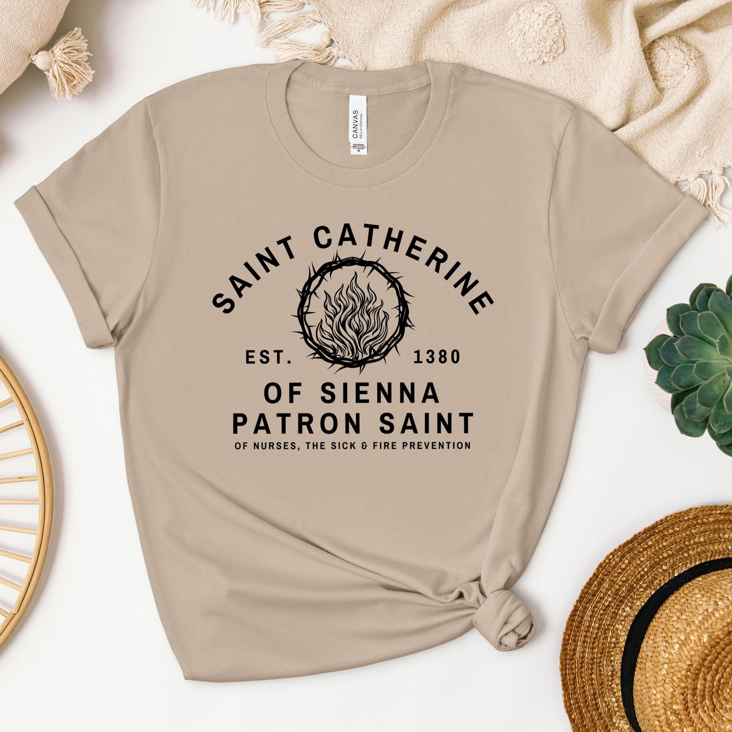 Saint Catherine Of Nurses, The Sick & Fire Prevention 01