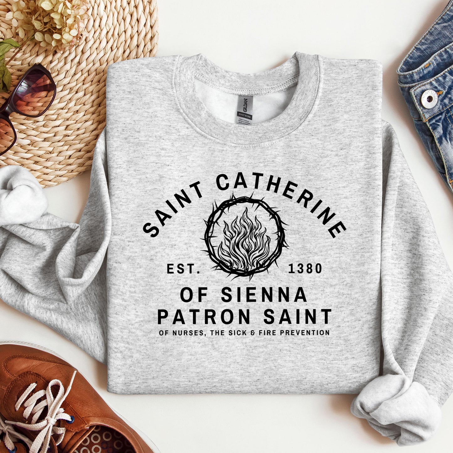 Saint Catherine Of Nurses, The Sick & Fire Prevention 01