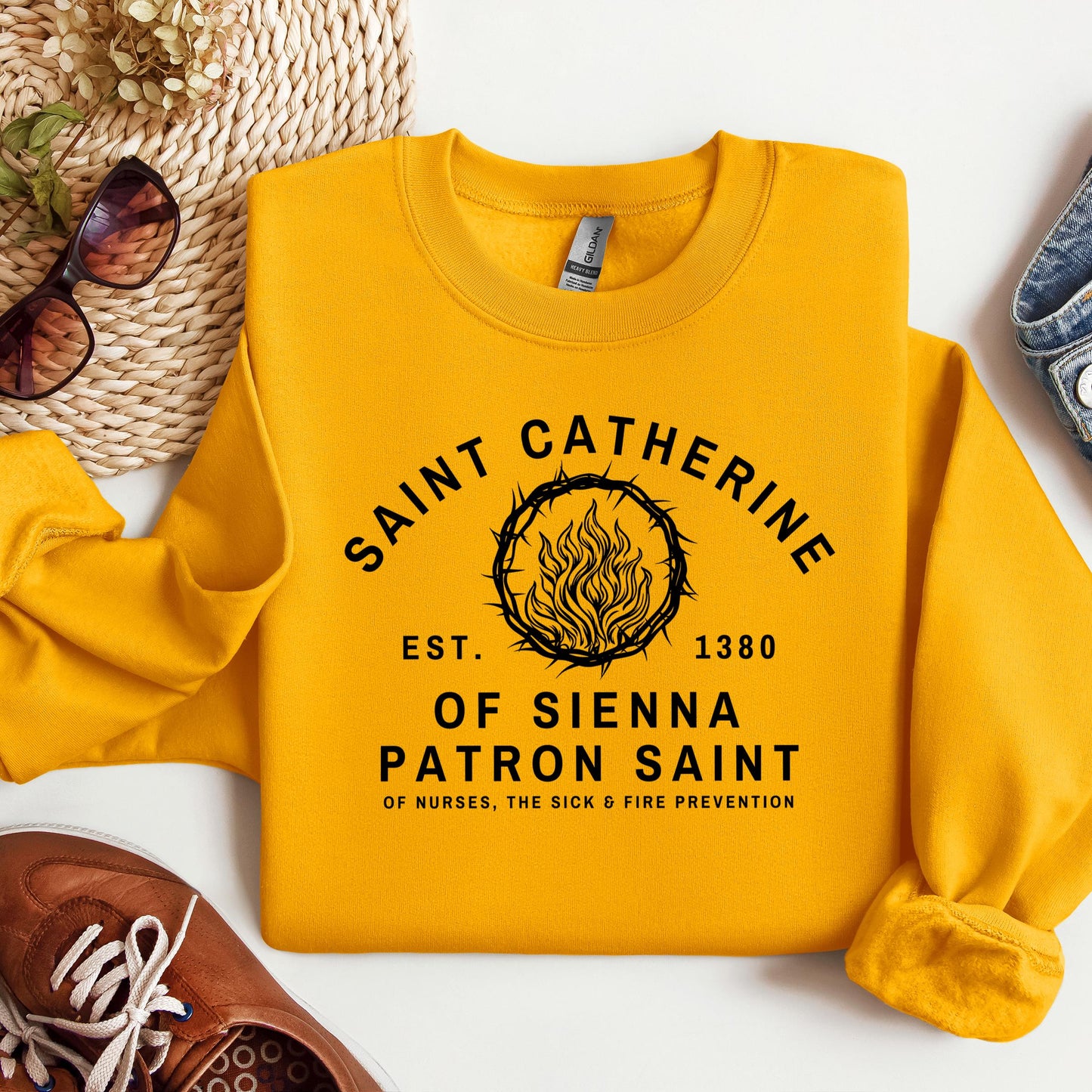 Saint Catherine Of Nurses, The Sick & Fire Prevention 01