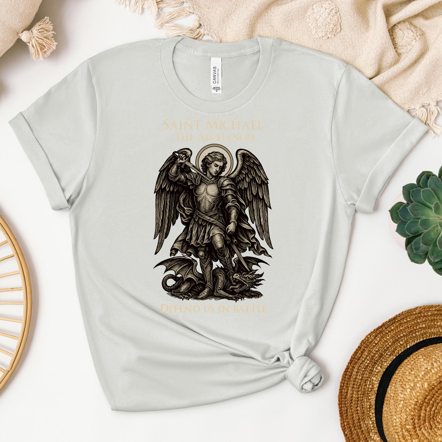 Saint michael The archangel Defend us in battle 01
