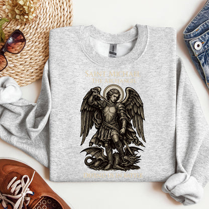 Saint michael The archangel Defend us in battle 01