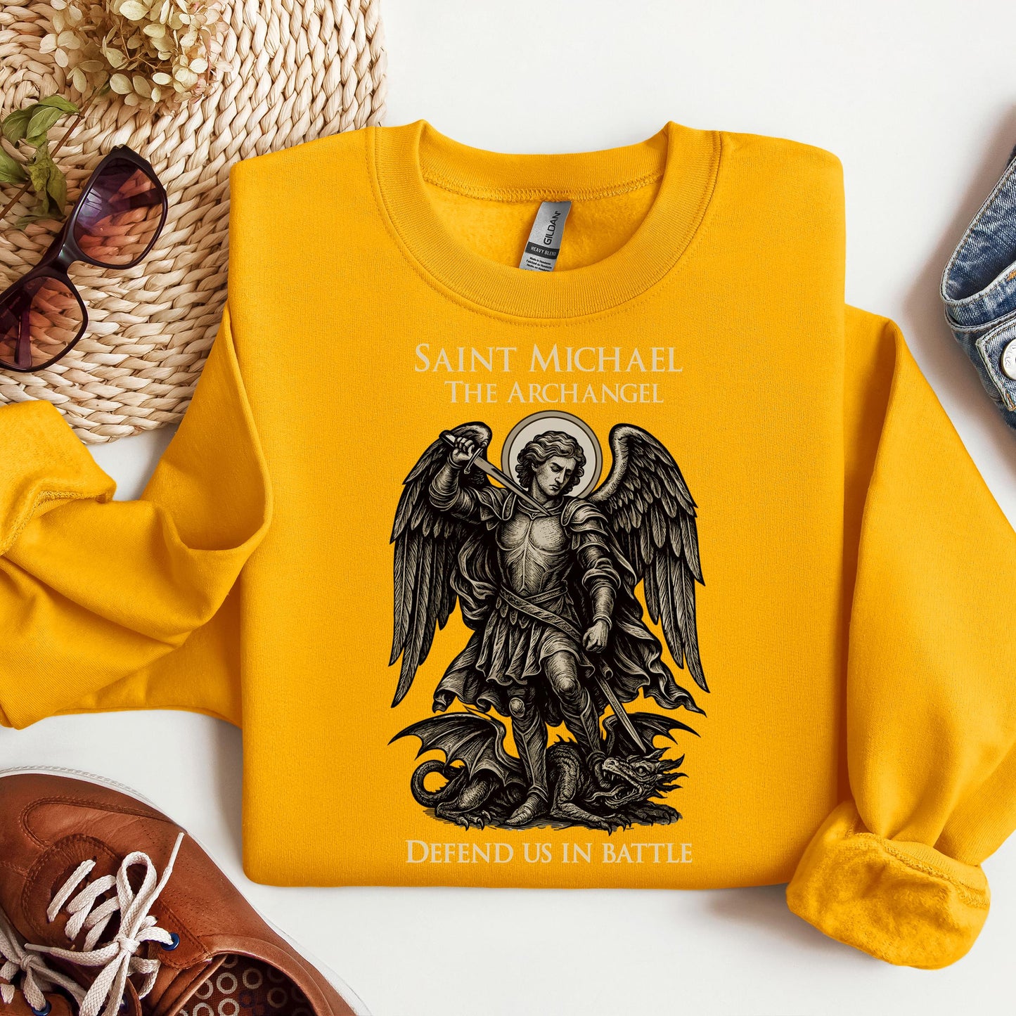 Saint michael The archangel Defend us in battle 01