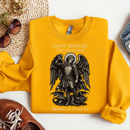 Saint michael The archangel Defend us in battle 01