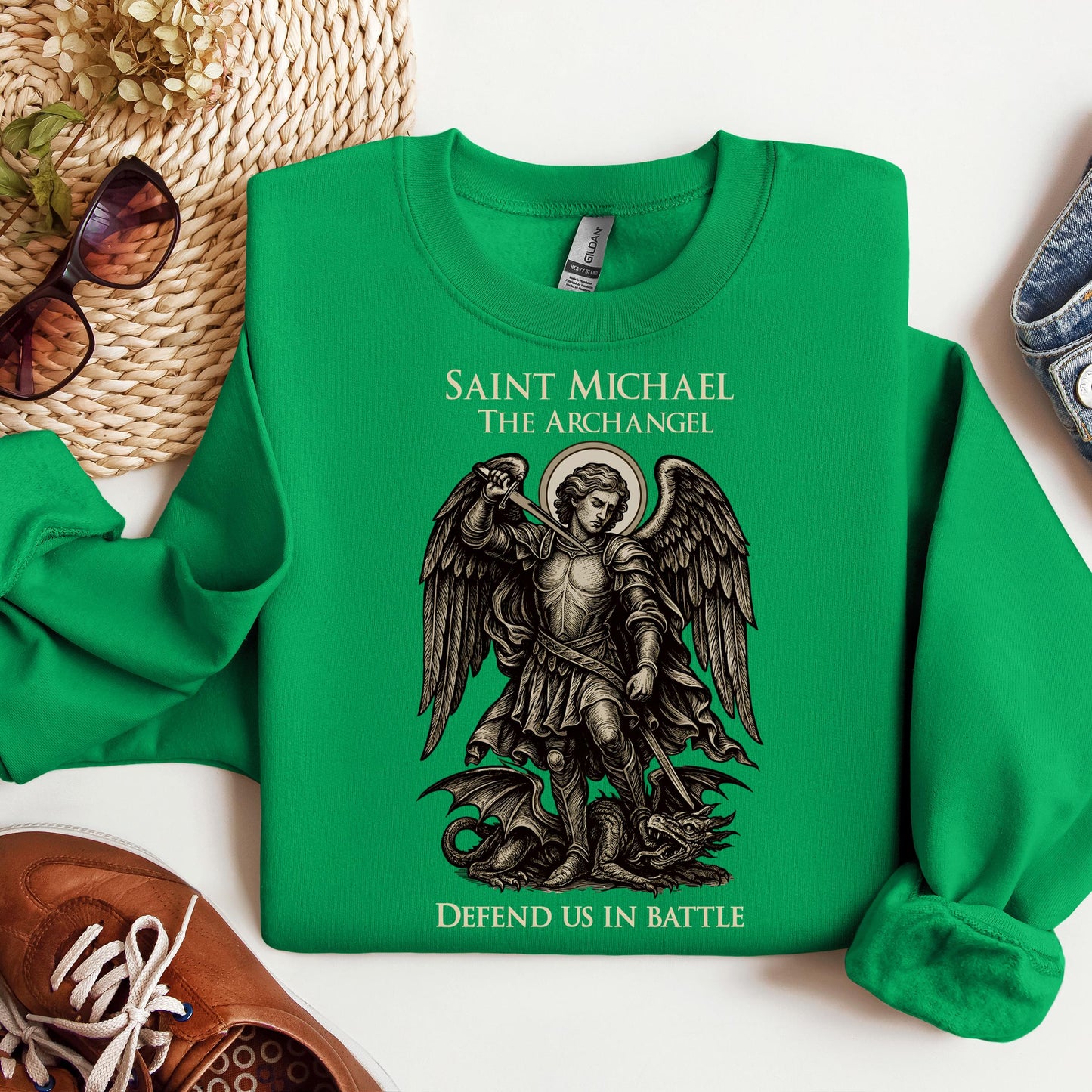 Saint michael The archangel Defend us in battle 01