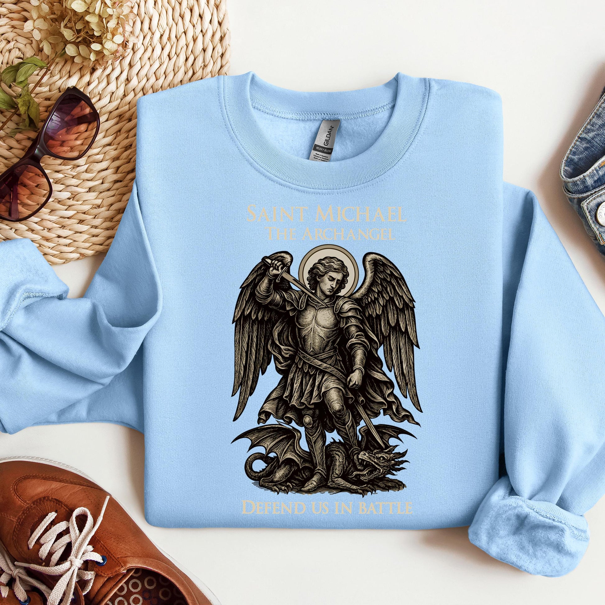 Saint michael The archangel Defend us in battle 01