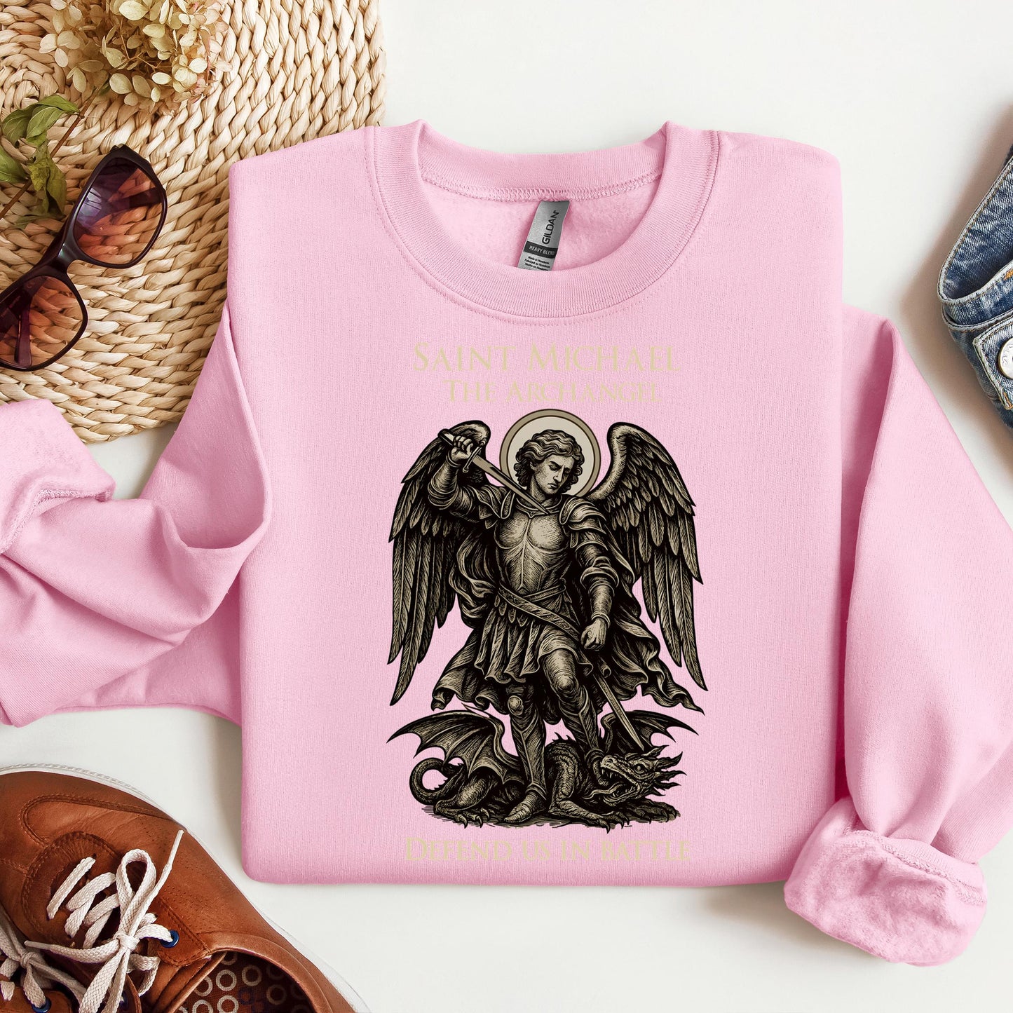 Saint michael The archangel Defend us in battle 01