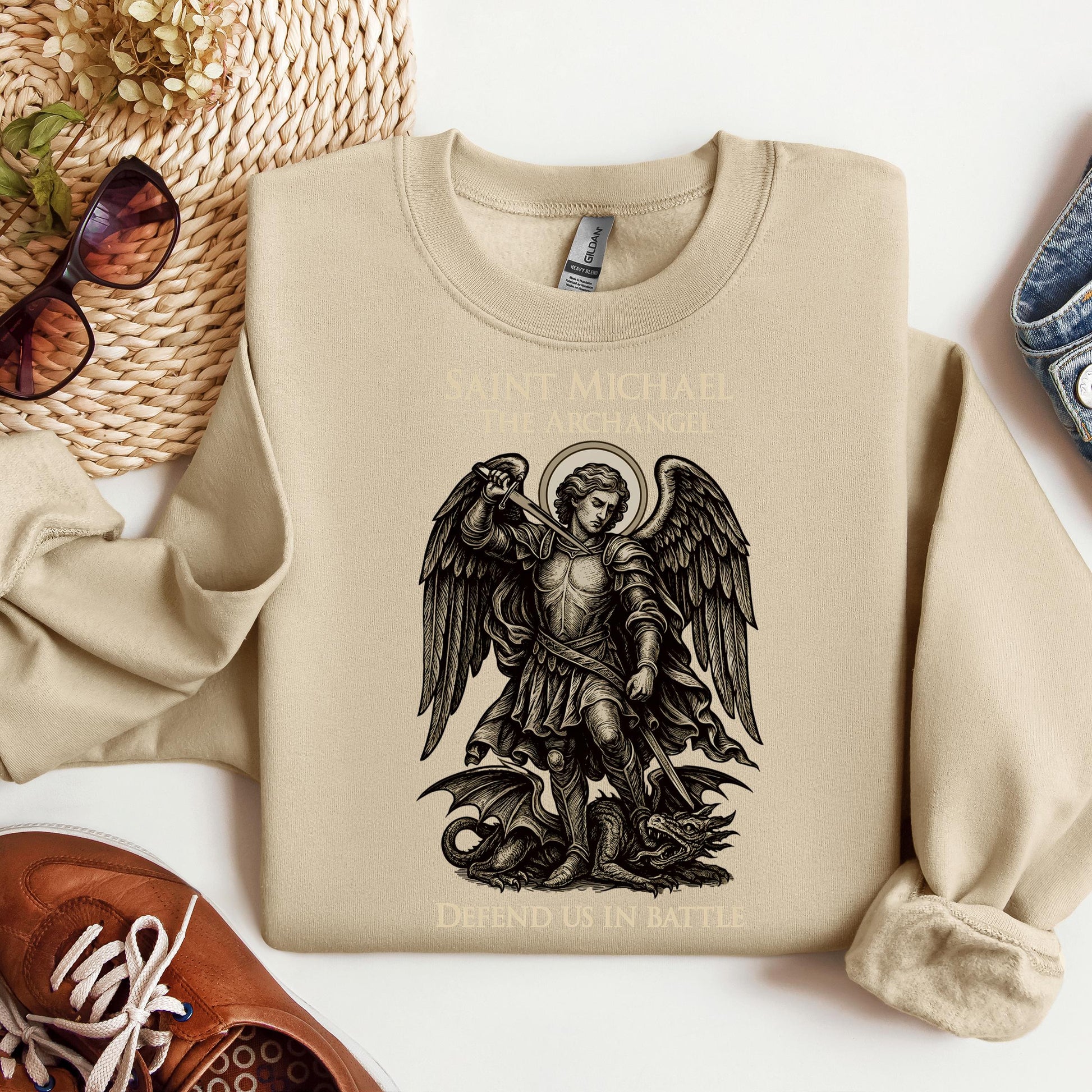 Saint michael The archangel Defend us in battle 01