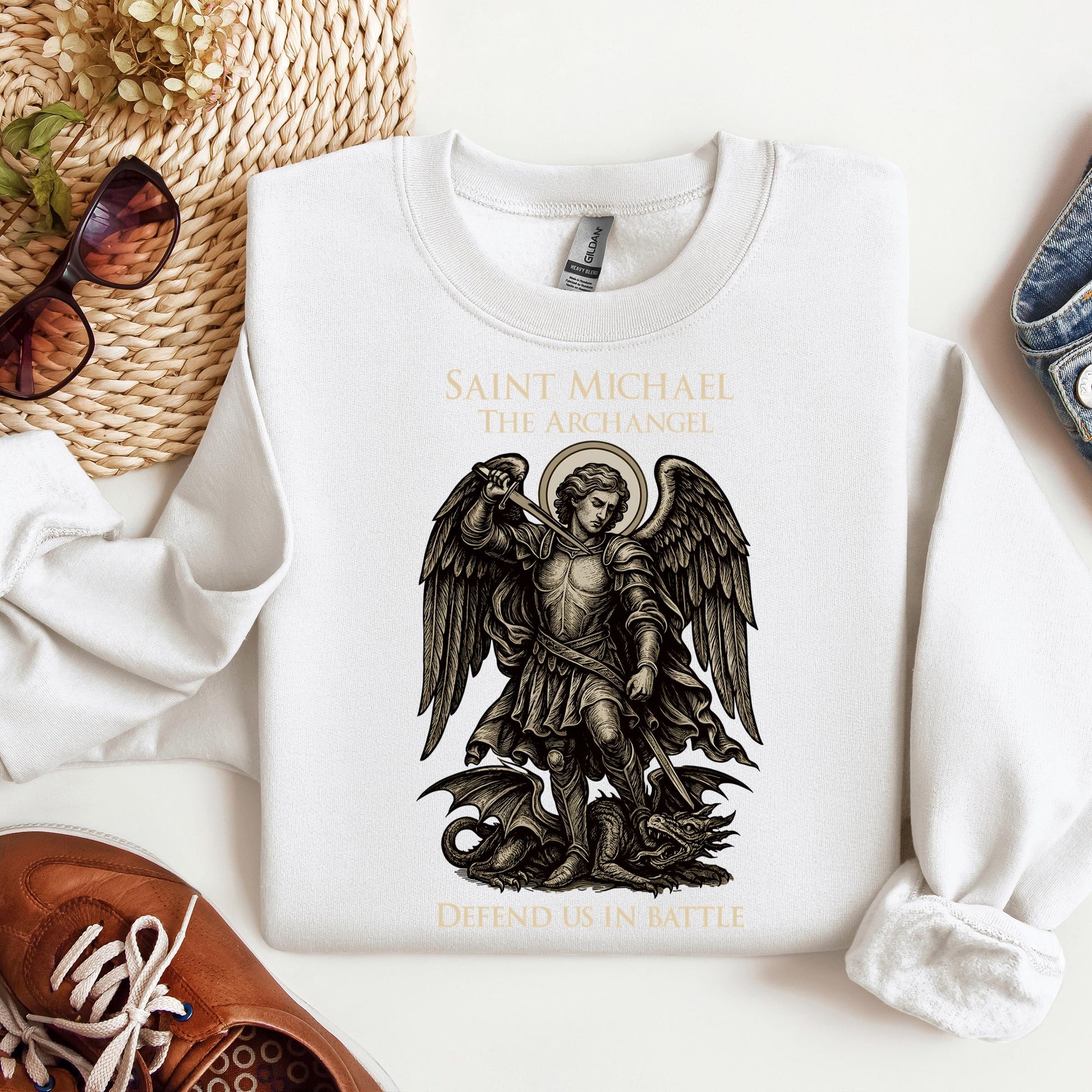 Saint michael The archangel Defend us in battle 01