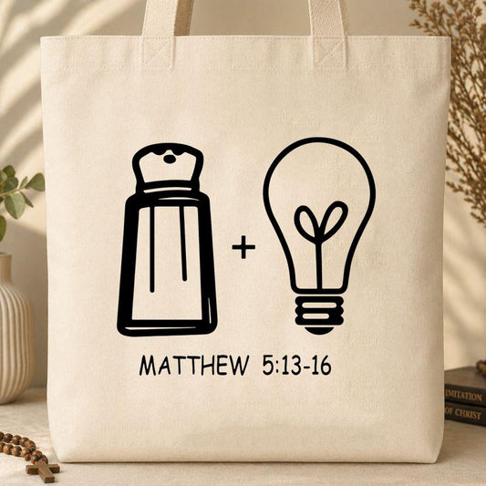 Salt Light 5.13-16 Tote Bag