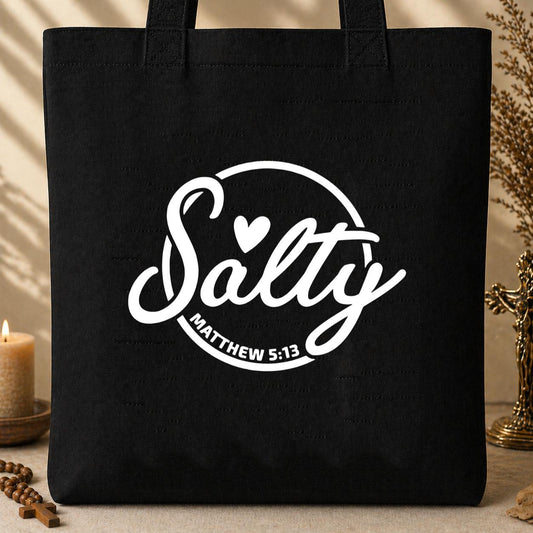 Salty Matthew 5.13 Tote Bag