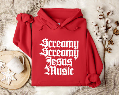 Screamy Jesus Music Hoodie