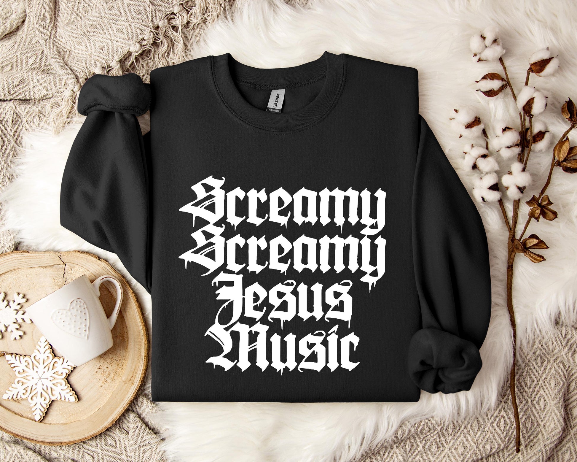 Screamy Jesus Music Sweatshirt