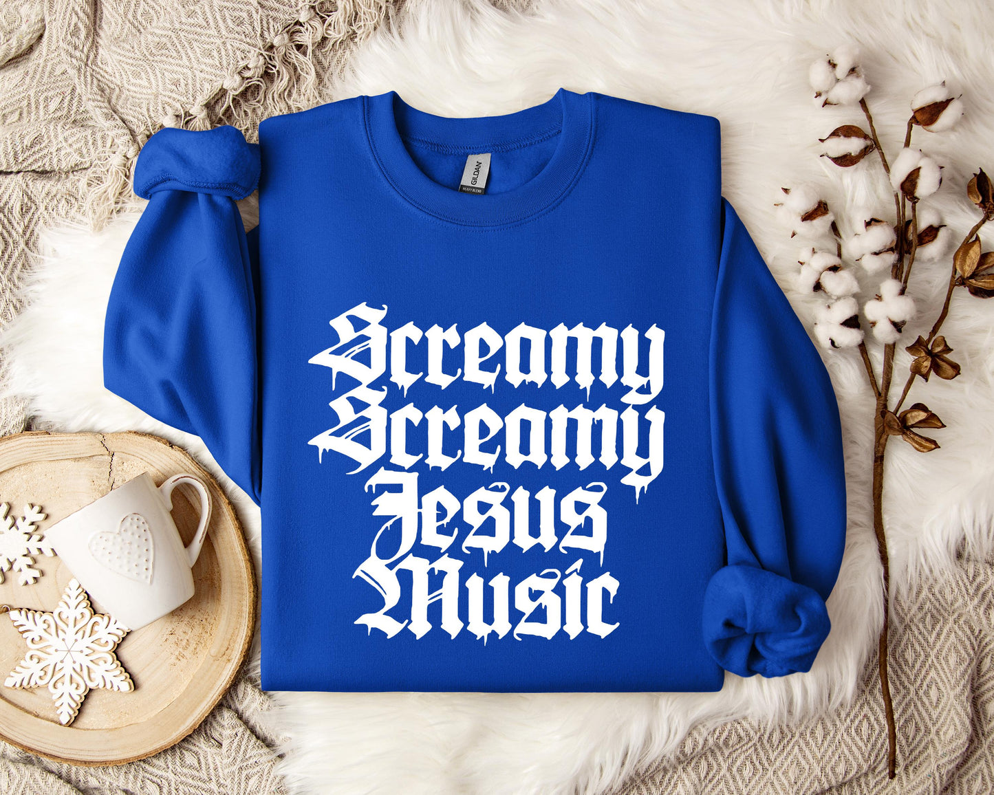 Screamy Jesus Music Sweatshirt