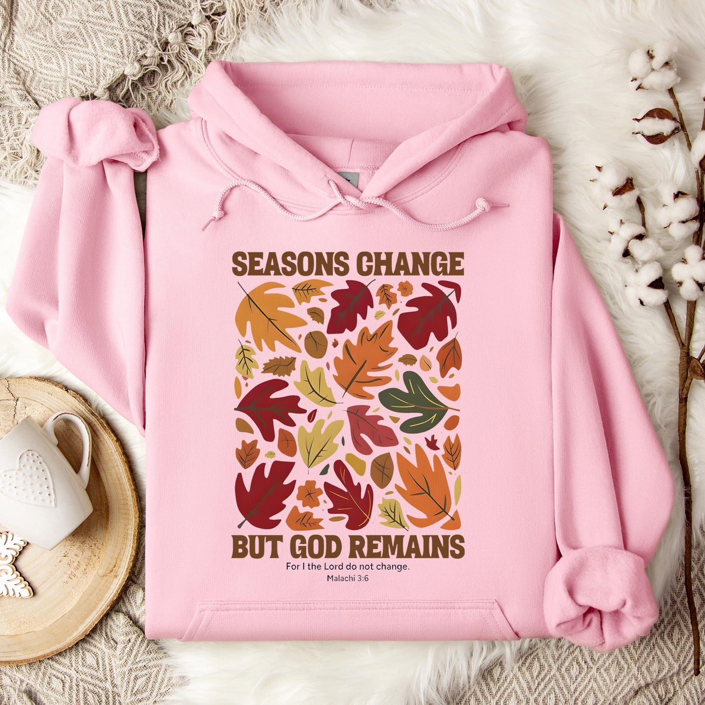 Season Change But God Remains Malachi 3.6 Hoodie