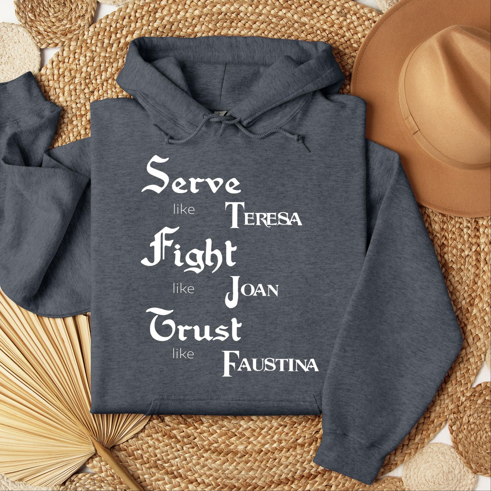 Serve Like Teresa Fight Like Joan Trust Like Faustina 01