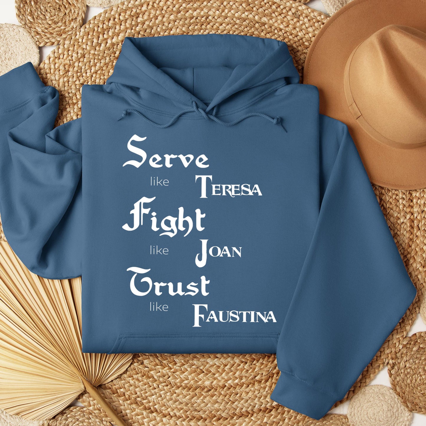 Serve Like Teresa Fight Like Joan Trust Like Faustina 01