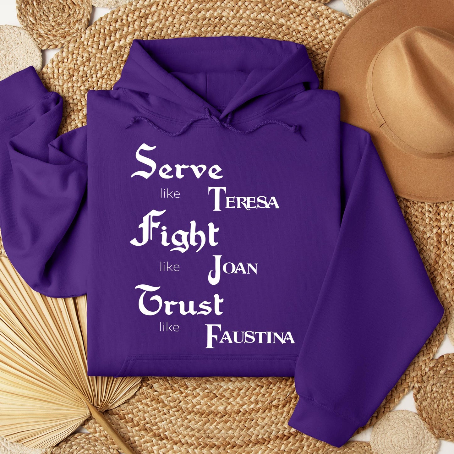 Serve Like Teresa Fight Like Joan Trust Like Faustina 01