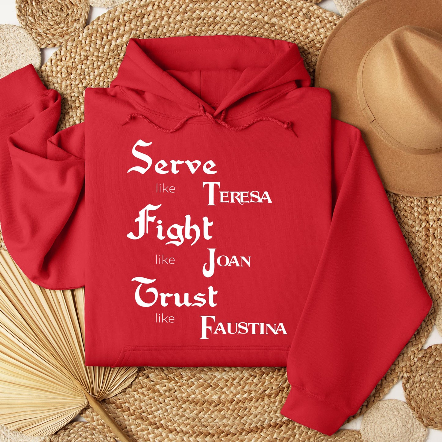 Serve Like Teresa Fight Like Joan Trust Like Faustina 01