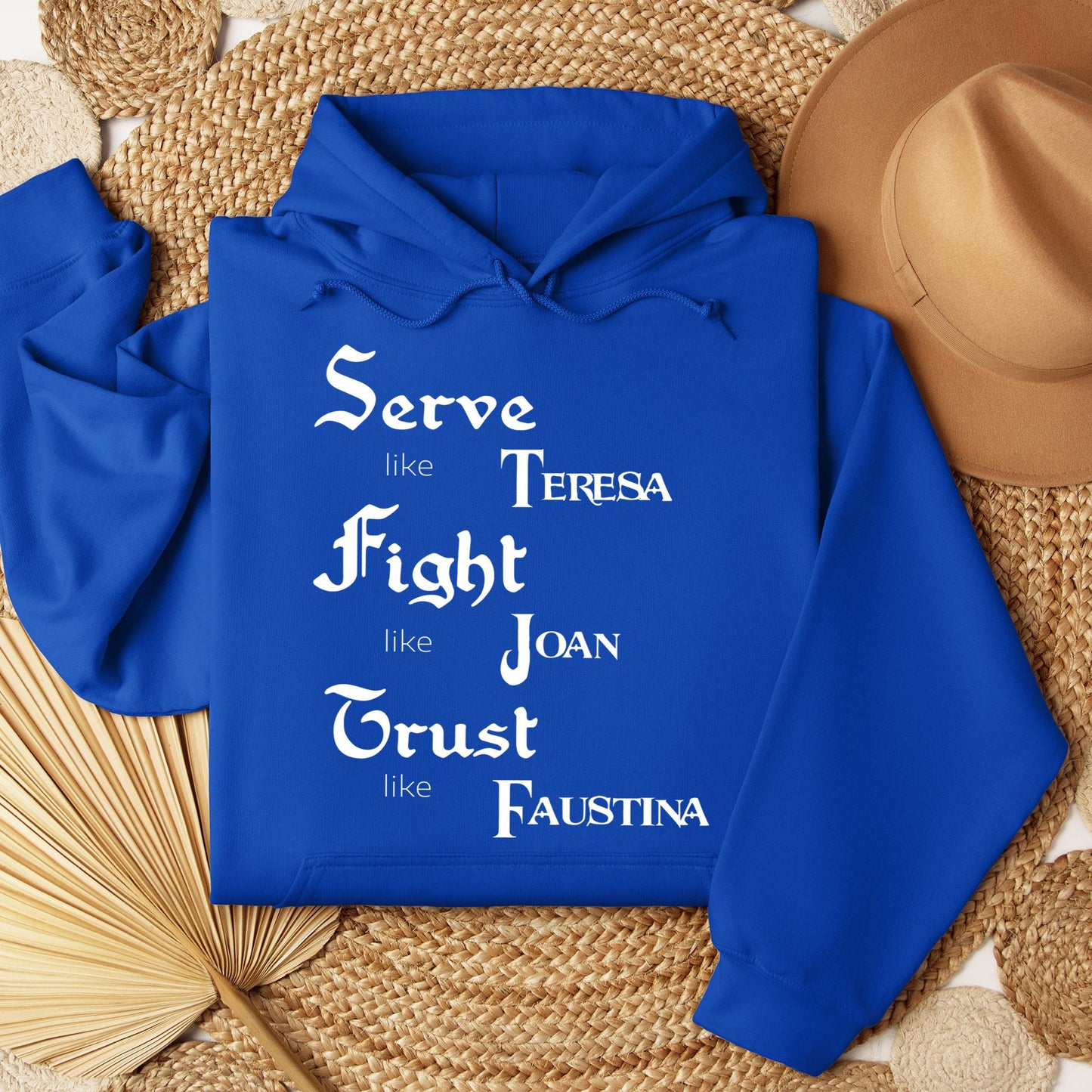 Serve Like Teresa Fight Like Joan Trust Like Faustina 01