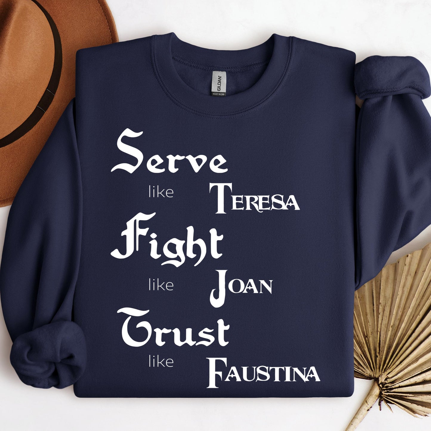 Serve Like Teresa Fight Like Joan Trust Like Faustina 01