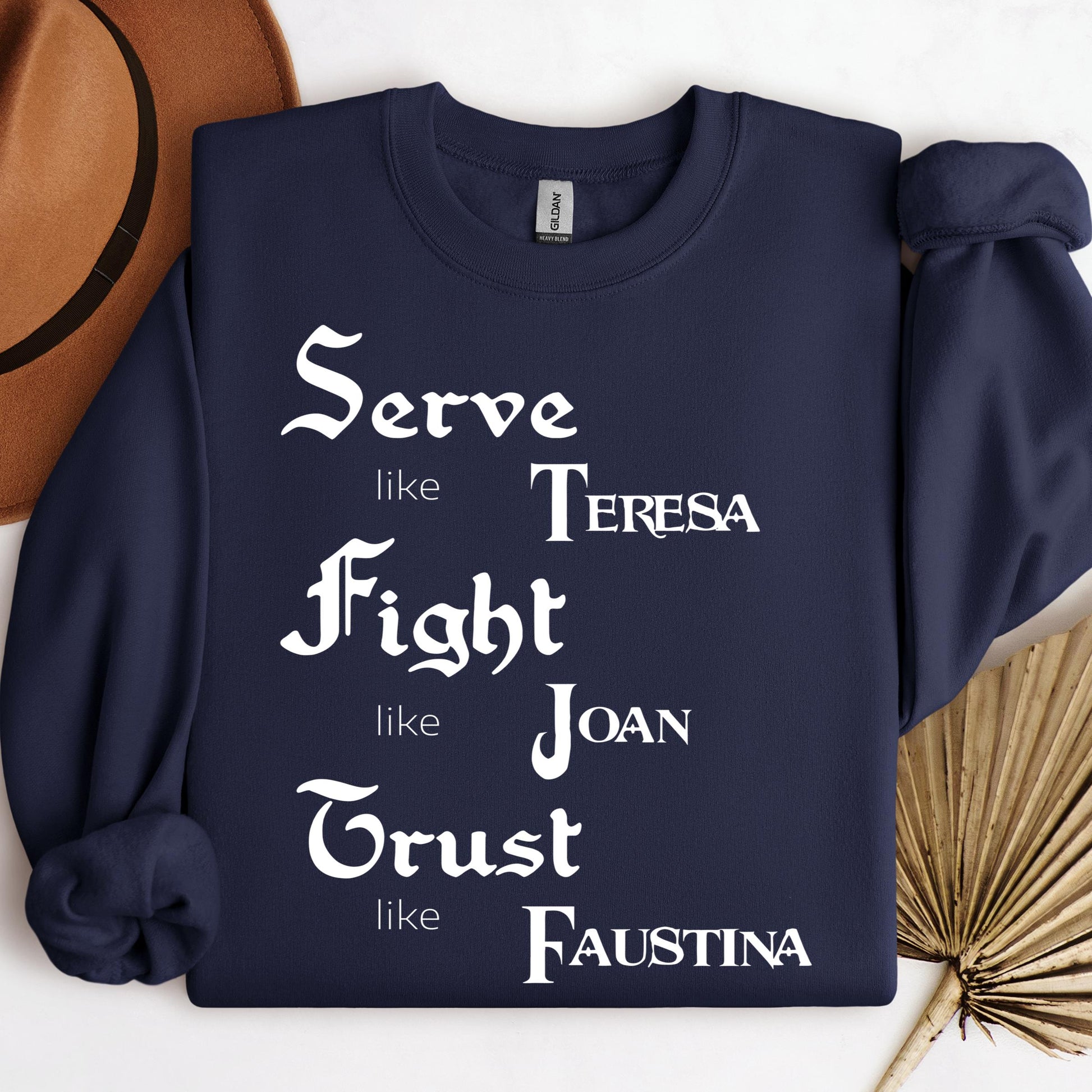 Serve Like Teresa Fight Like Joan Trust Like Faustina 01