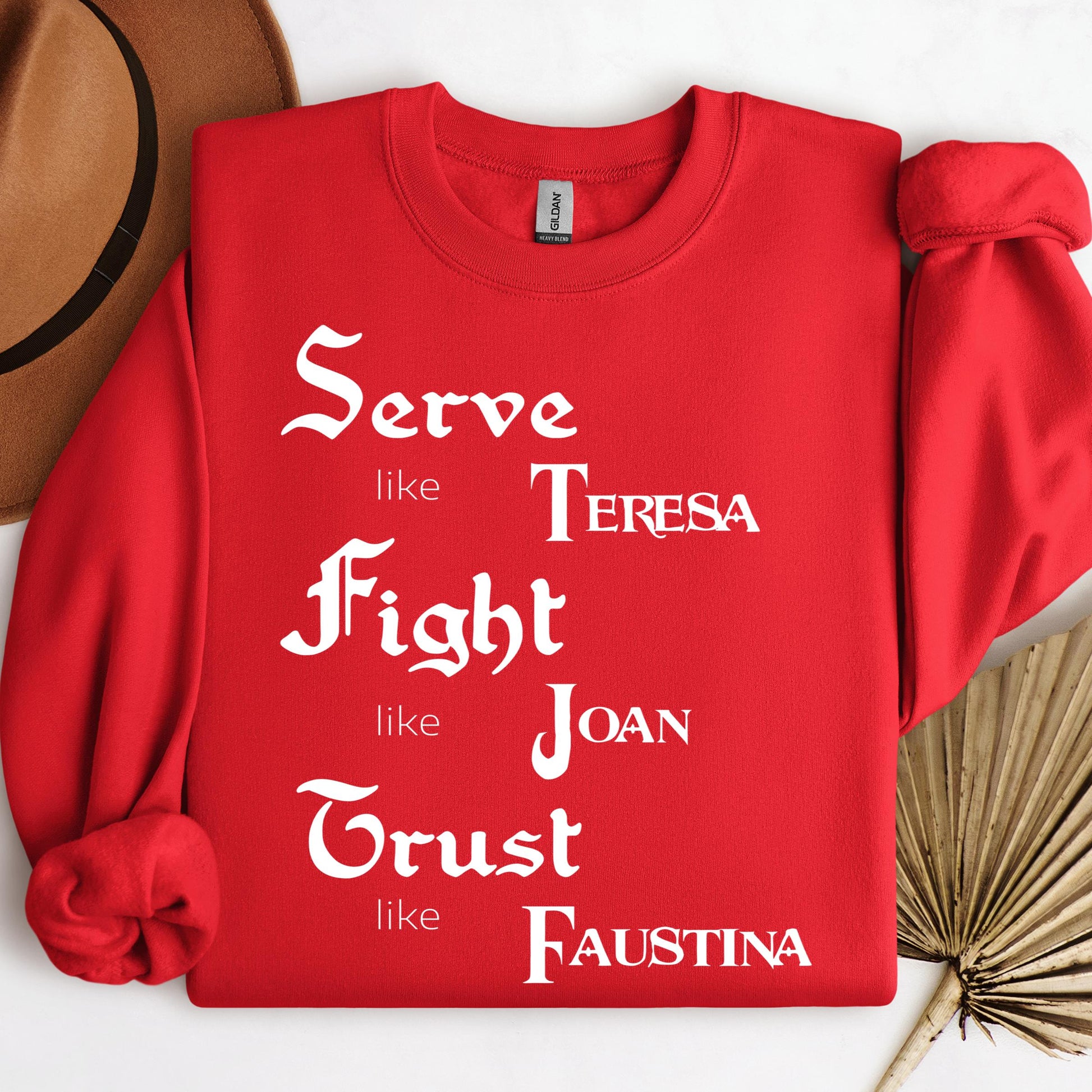 Serve Like Teresa Fight Like Joan Trust Like Faustina 01