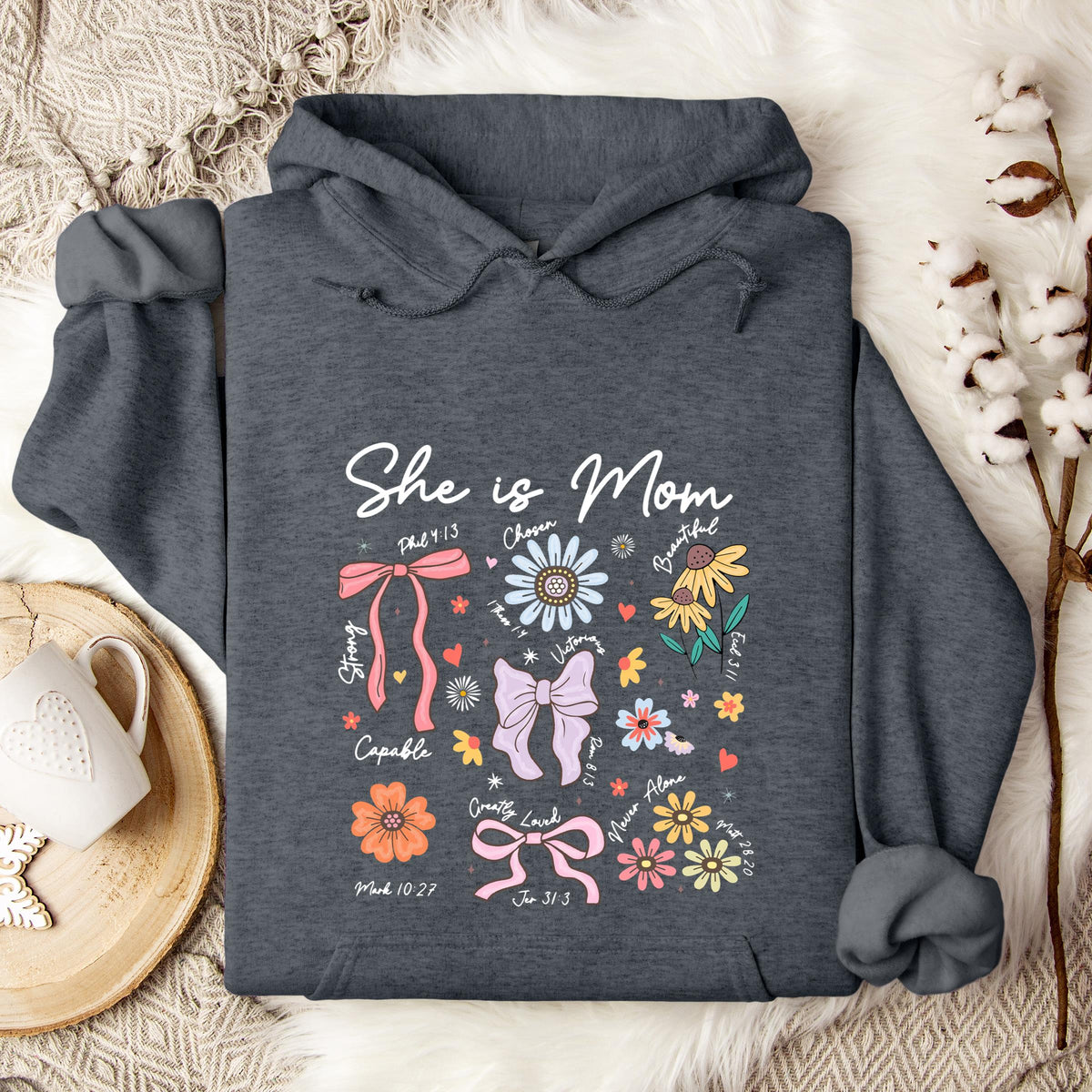 She Is Mom Hoodie