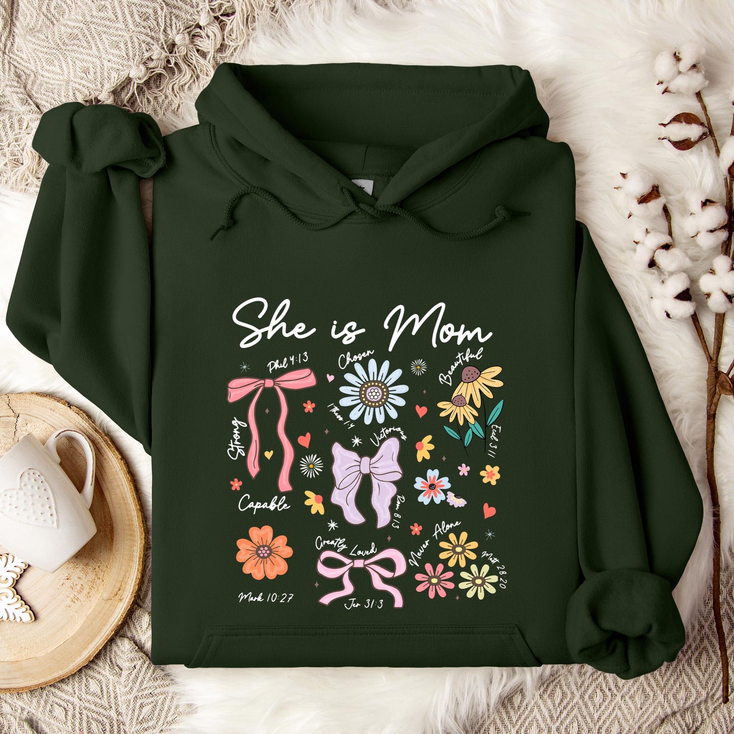She Is Mom Hoodie