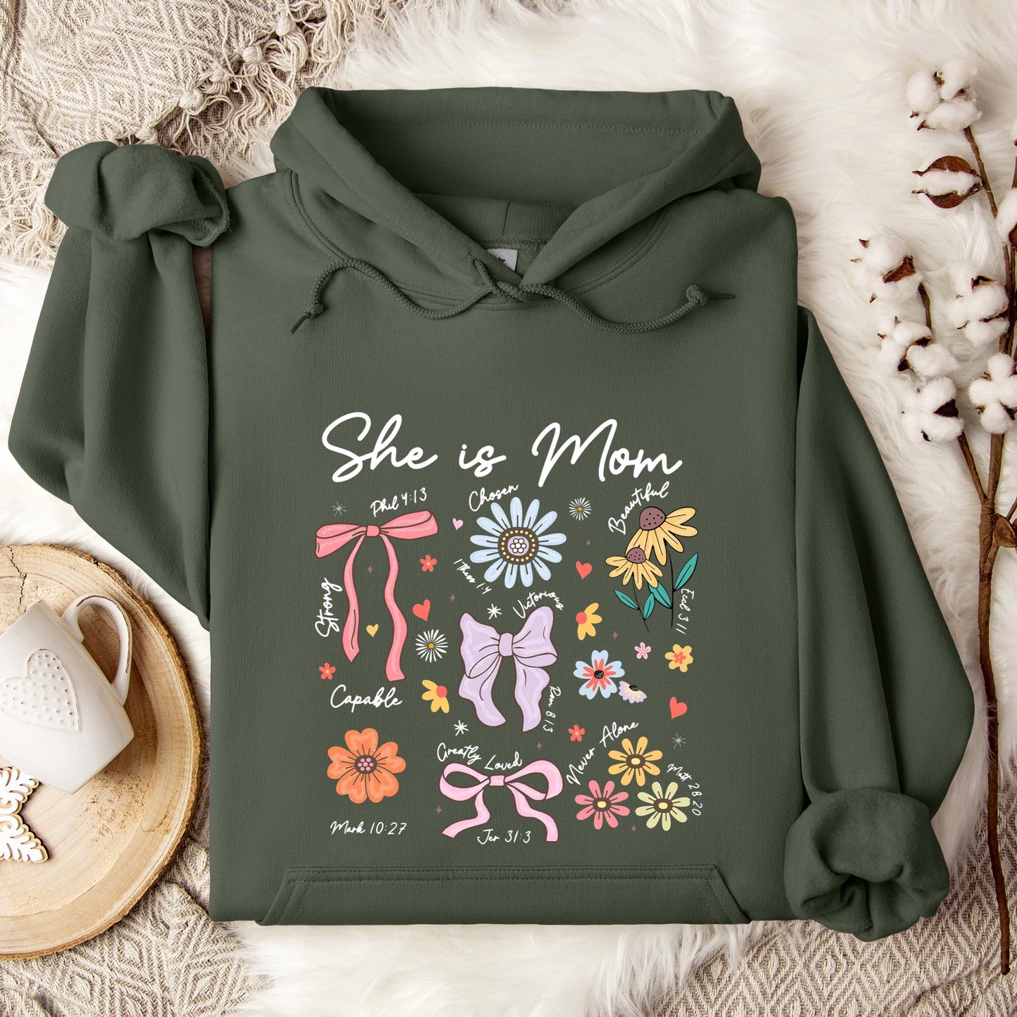 She Is Mom Hoodie