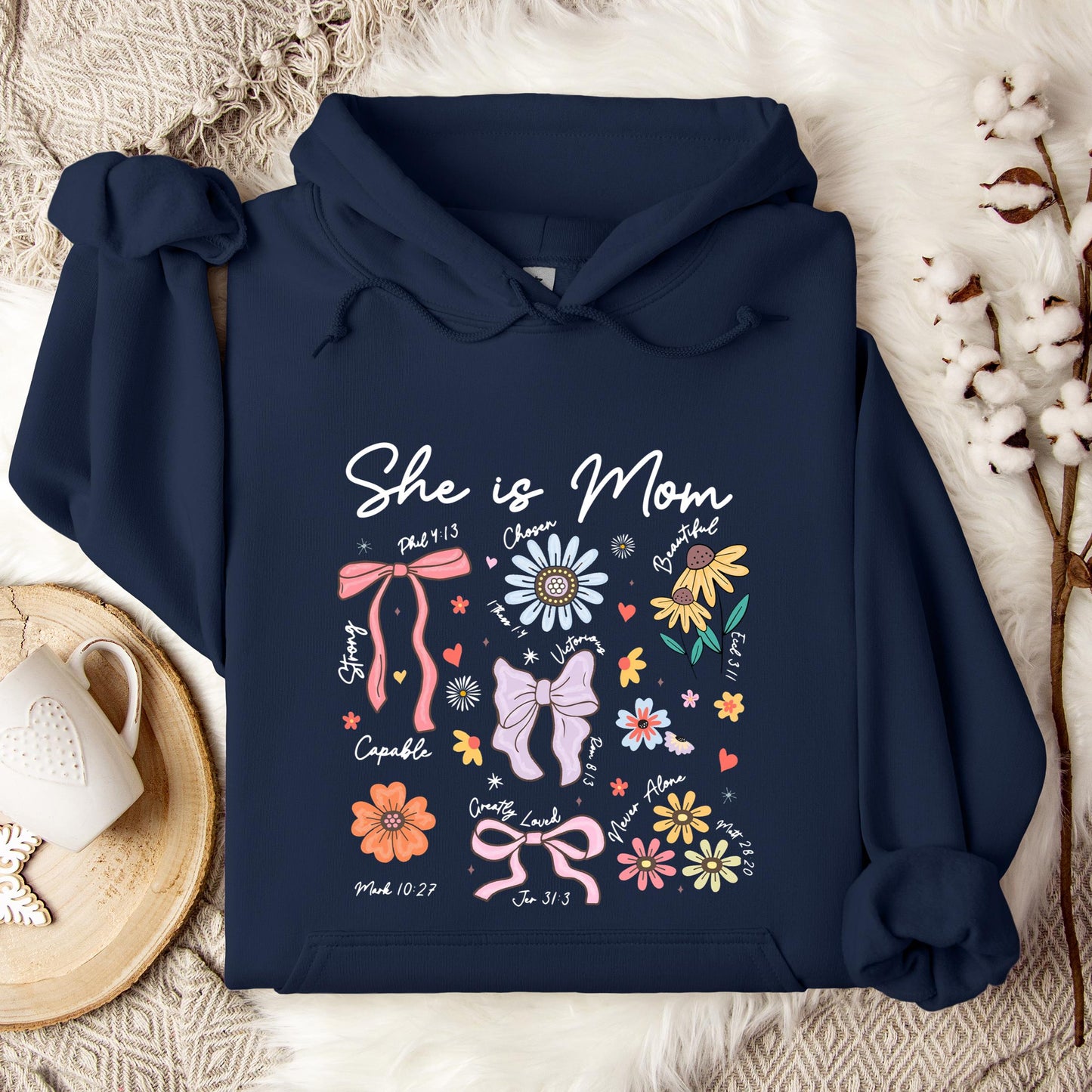 She Is Mom Hoodie