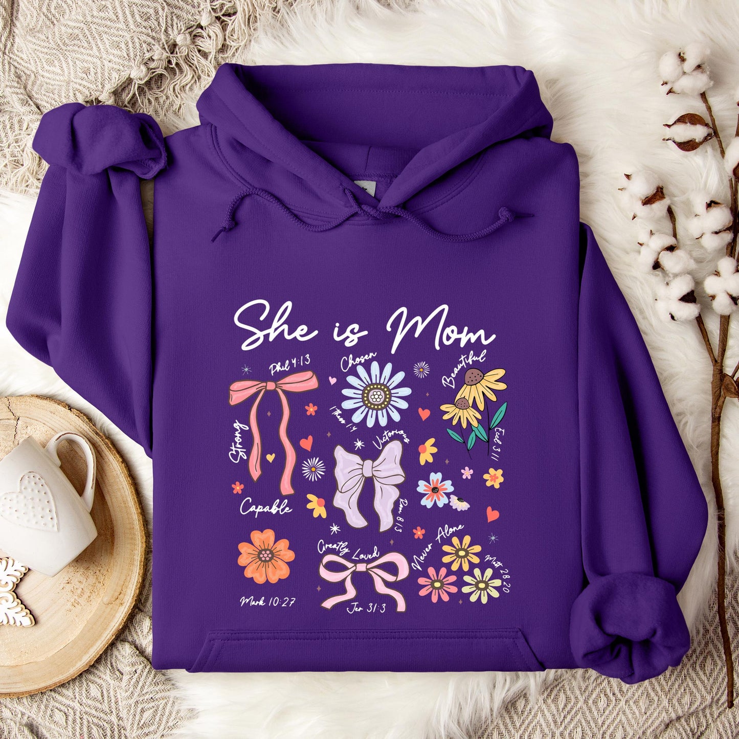 She Is Mom Hoodie
