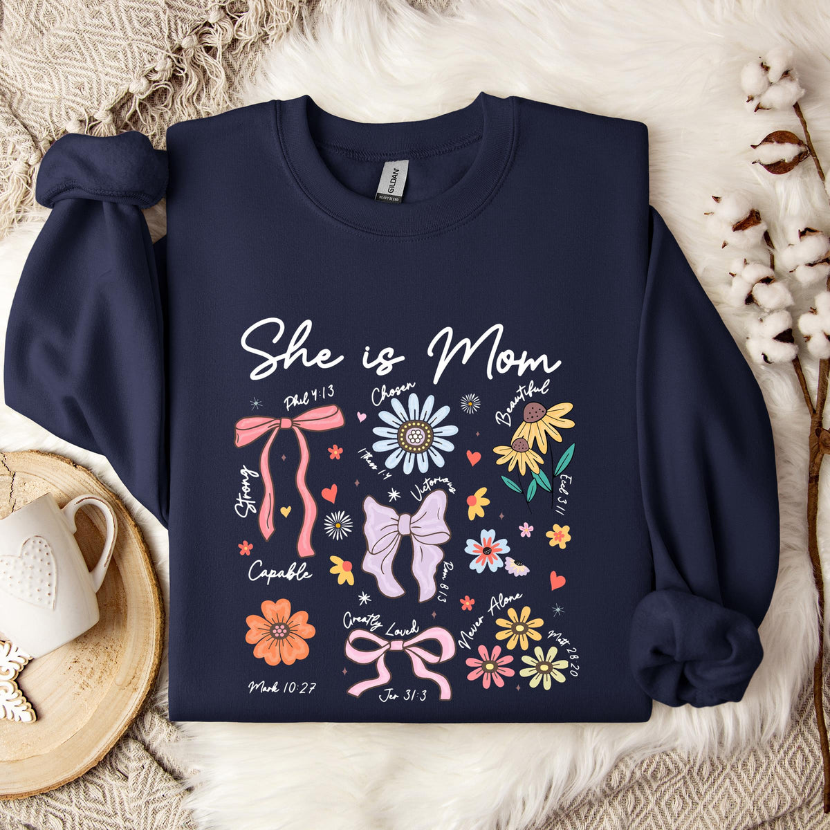 She Is Mom Sweatshirt