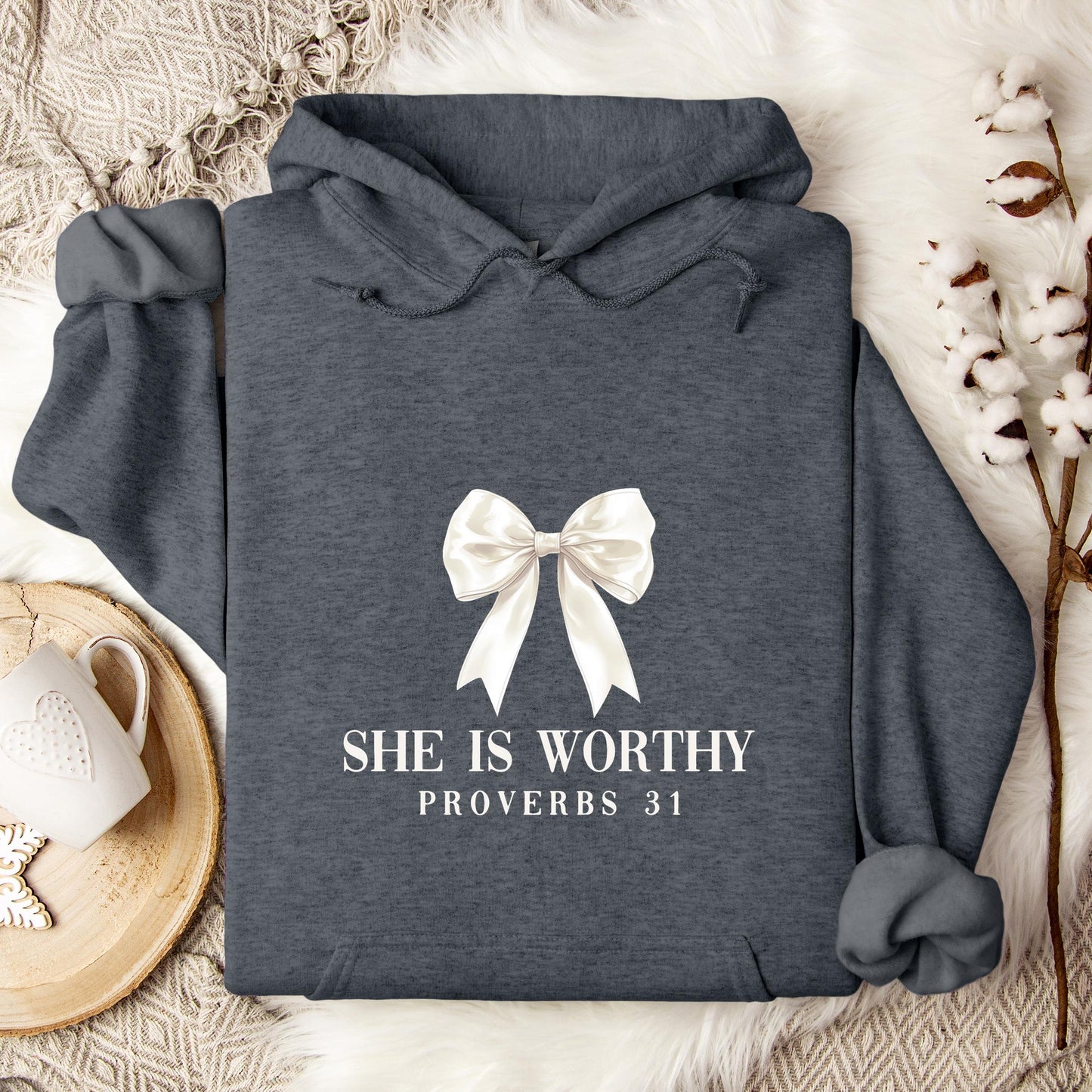 She Is Worthy Proverbs 31 Hoodie