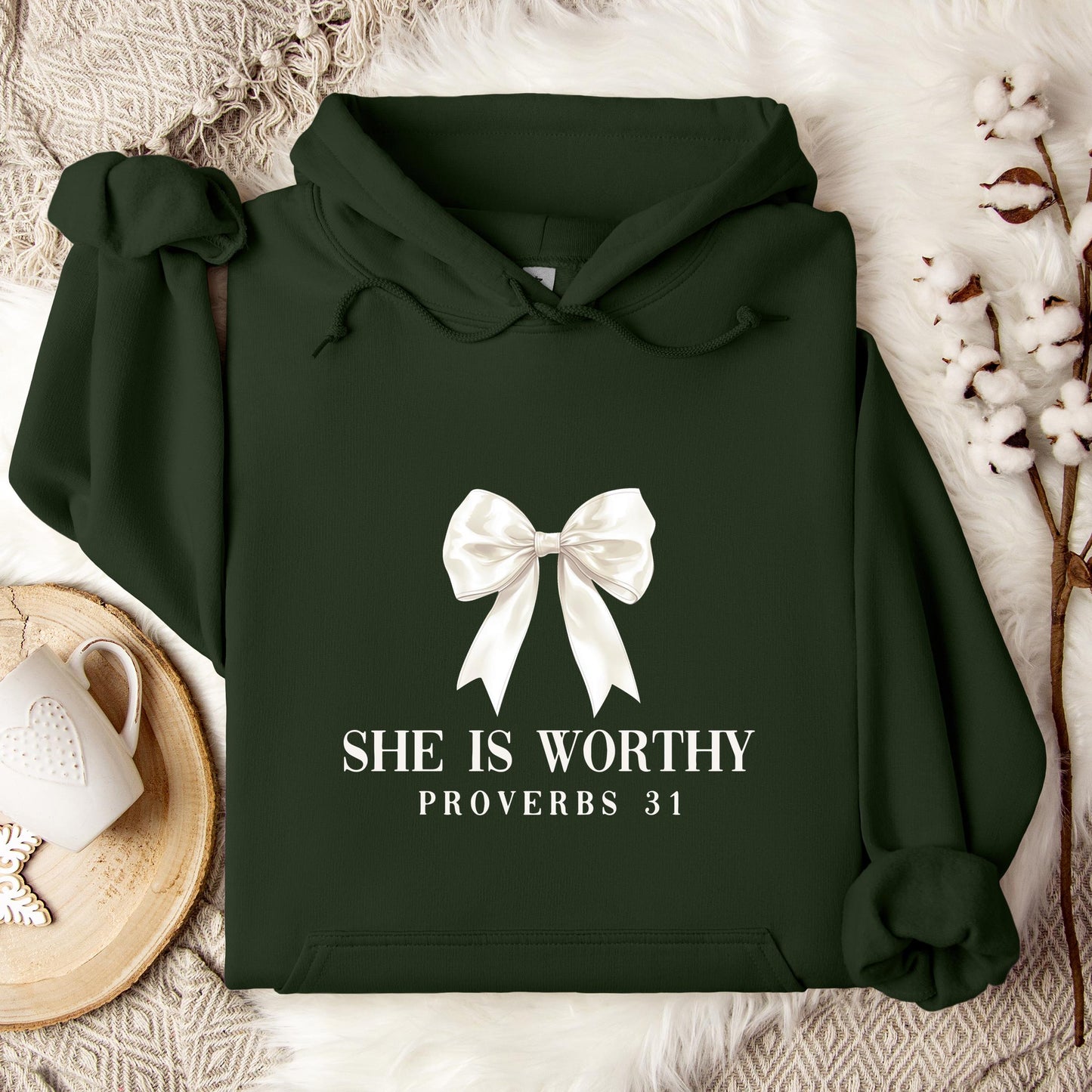 She Is Worthy Proverbs 31 Hoodie