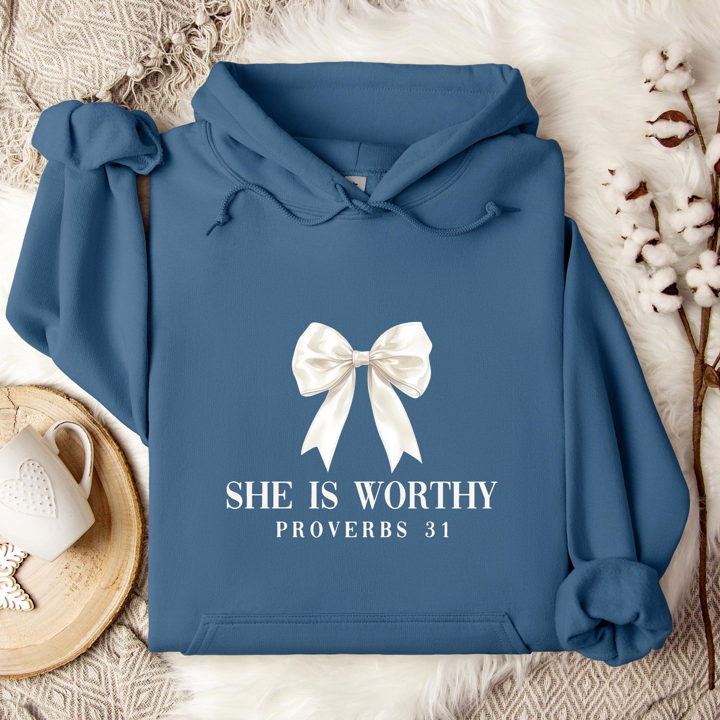 She Is Worthy Proverbs 31 Hoodie