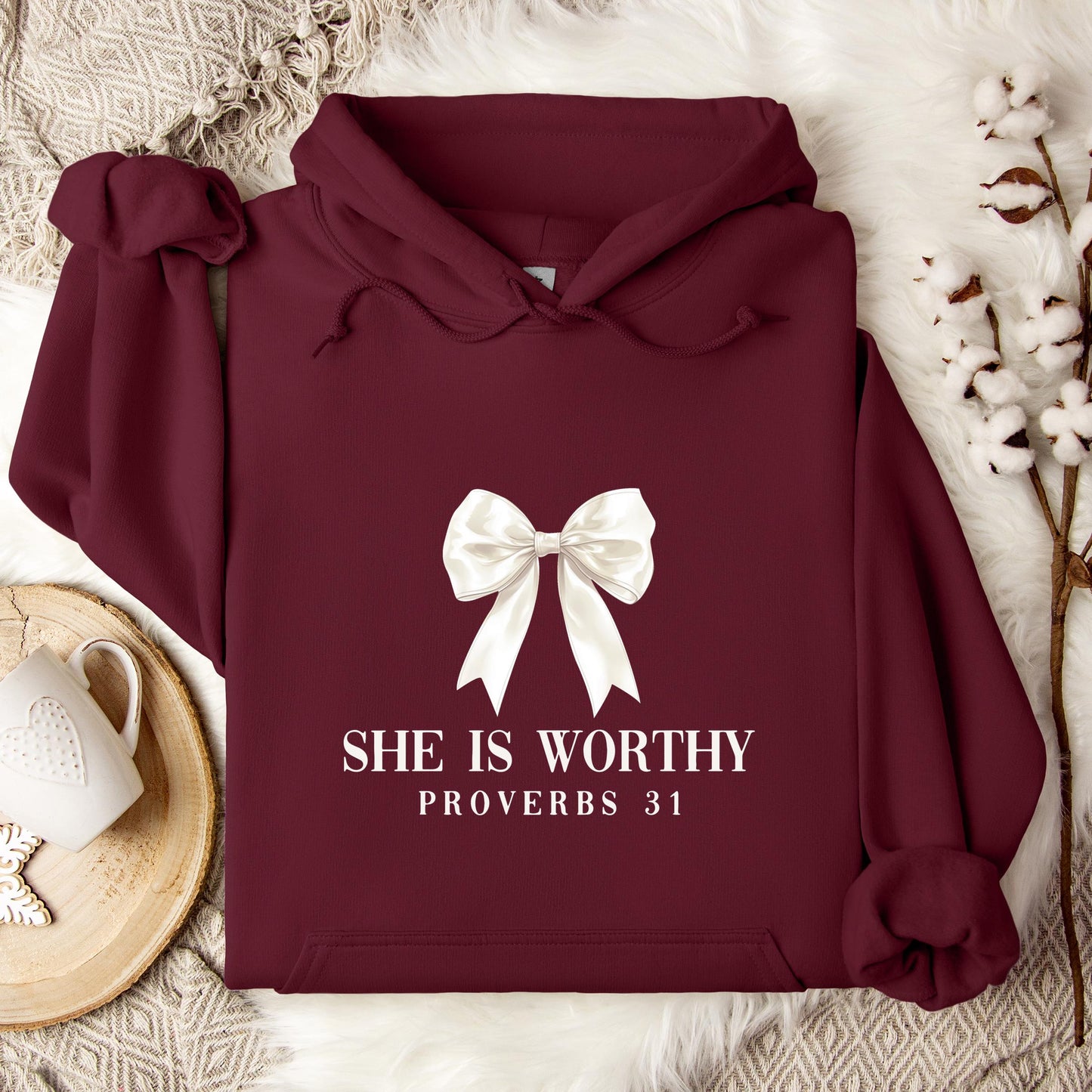 She Is Worthy Proverbs 31 Hoodie
