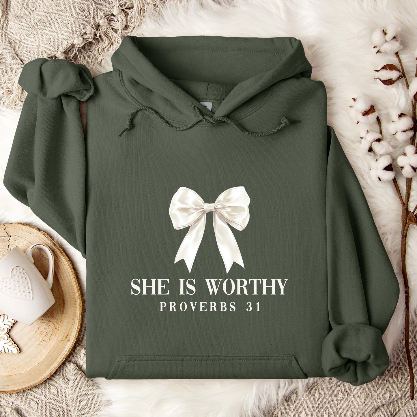 She Is Worthy Proverbs 31 Hoodie