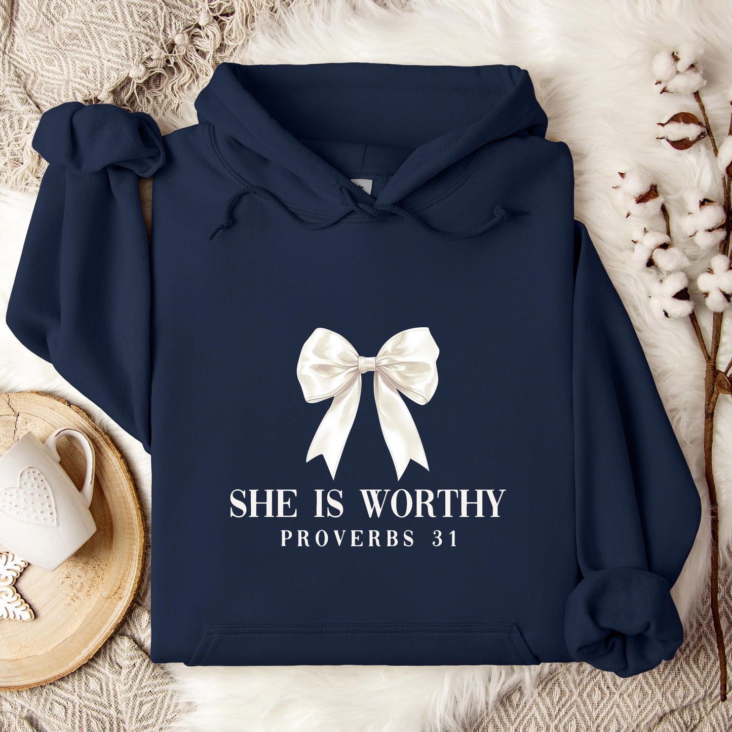 She Is Worthy Proverbs 31 Hoodie