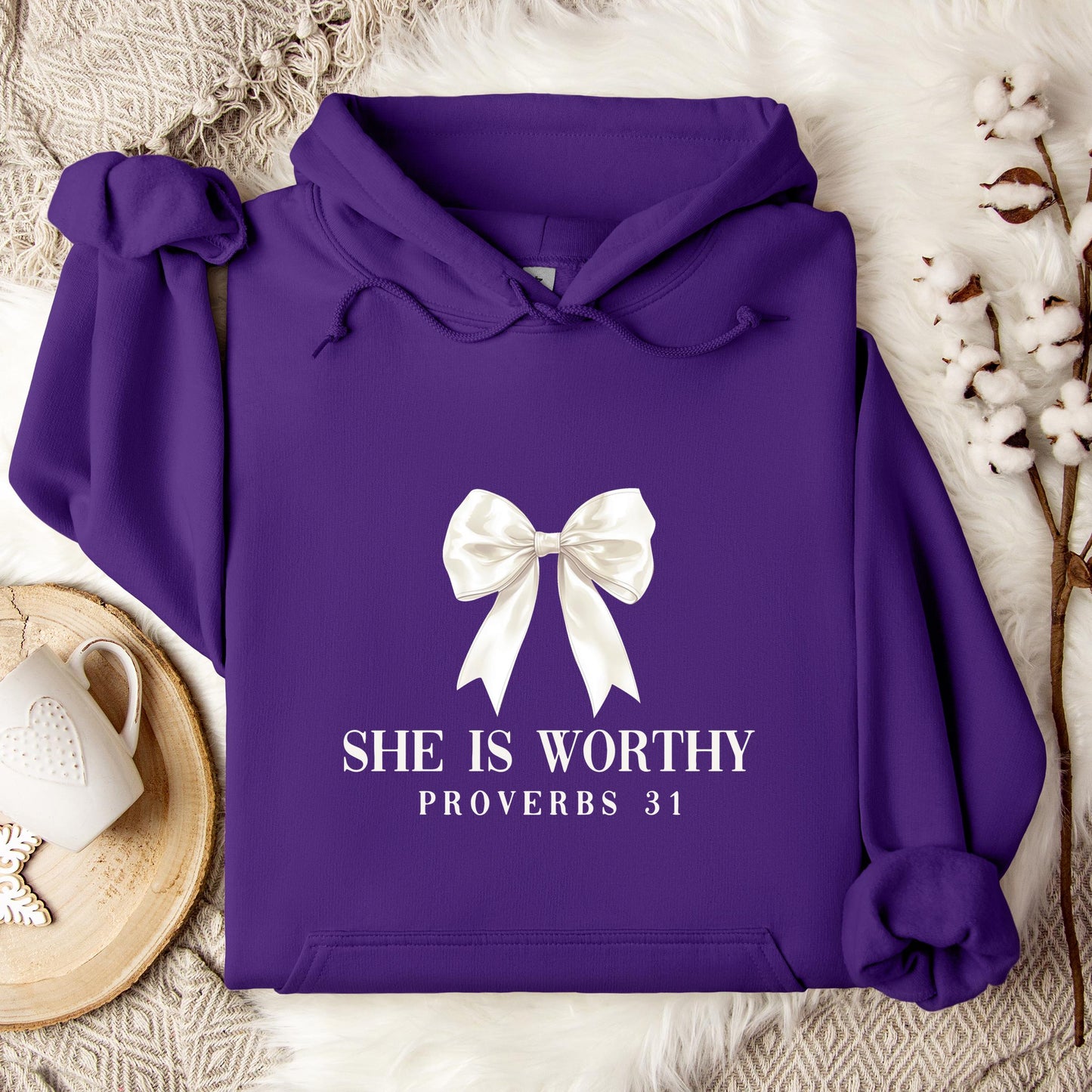 She Is Worthy Proverbs 31 Hoodie