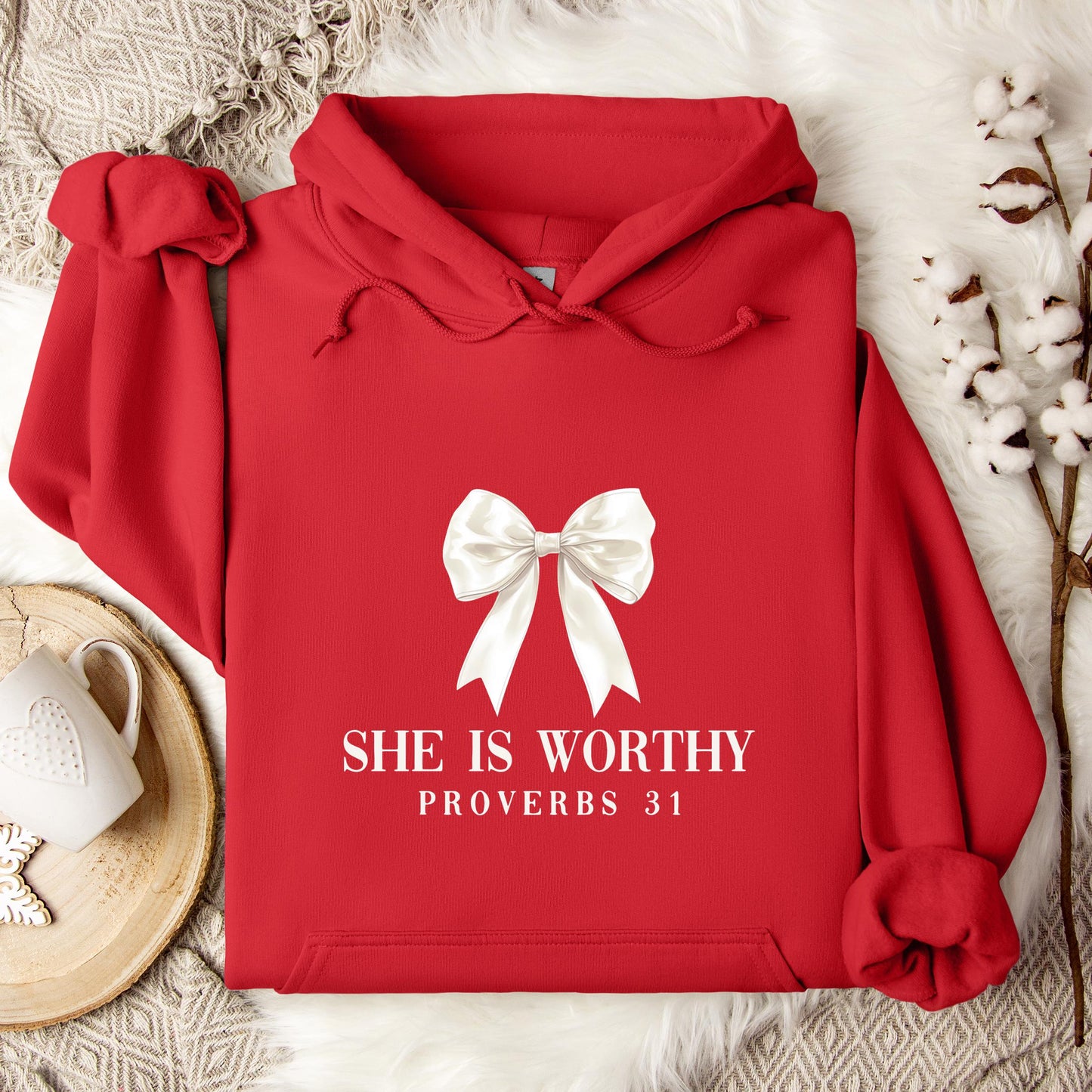 She Is Worthy Proverbs 31 Hoodie