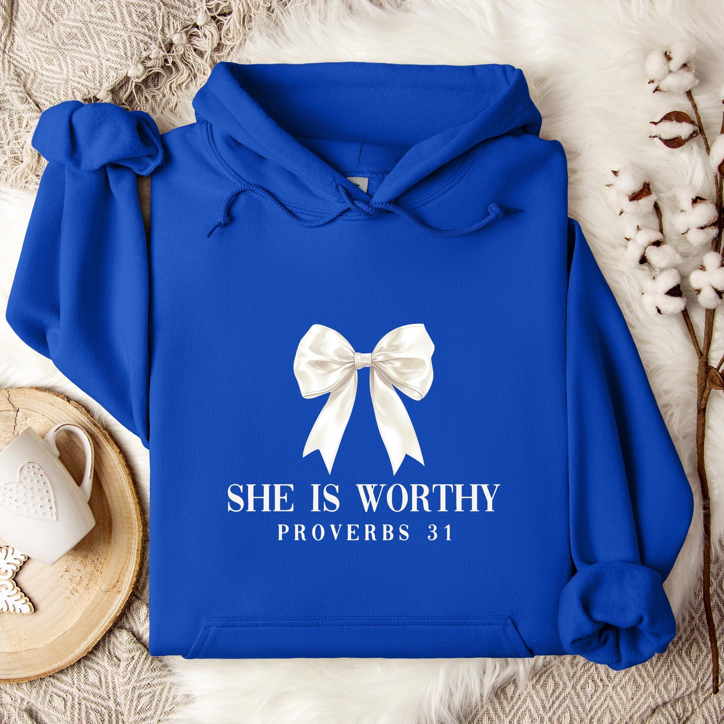 She Is Worthy Proverbs 31 Hoodie
