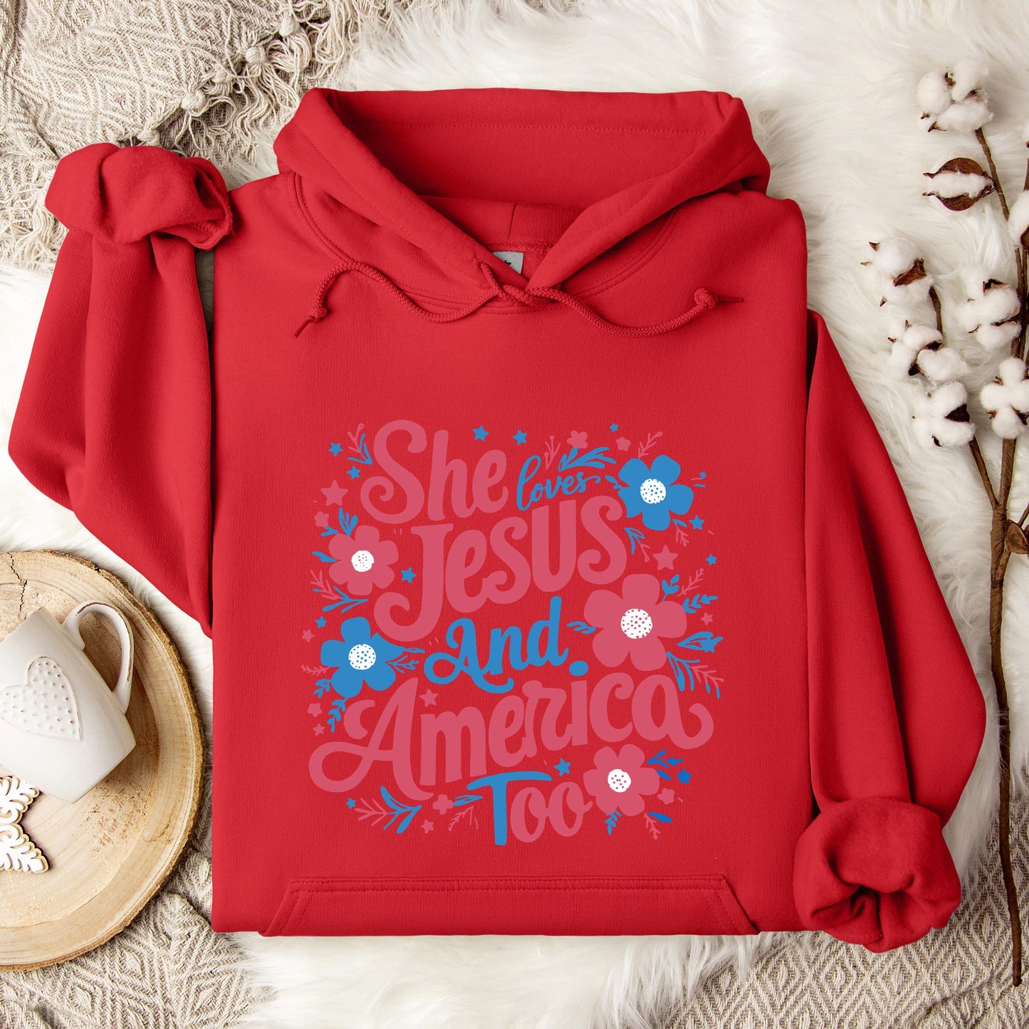 She Loves Jesus And America Too 02 Hoodie