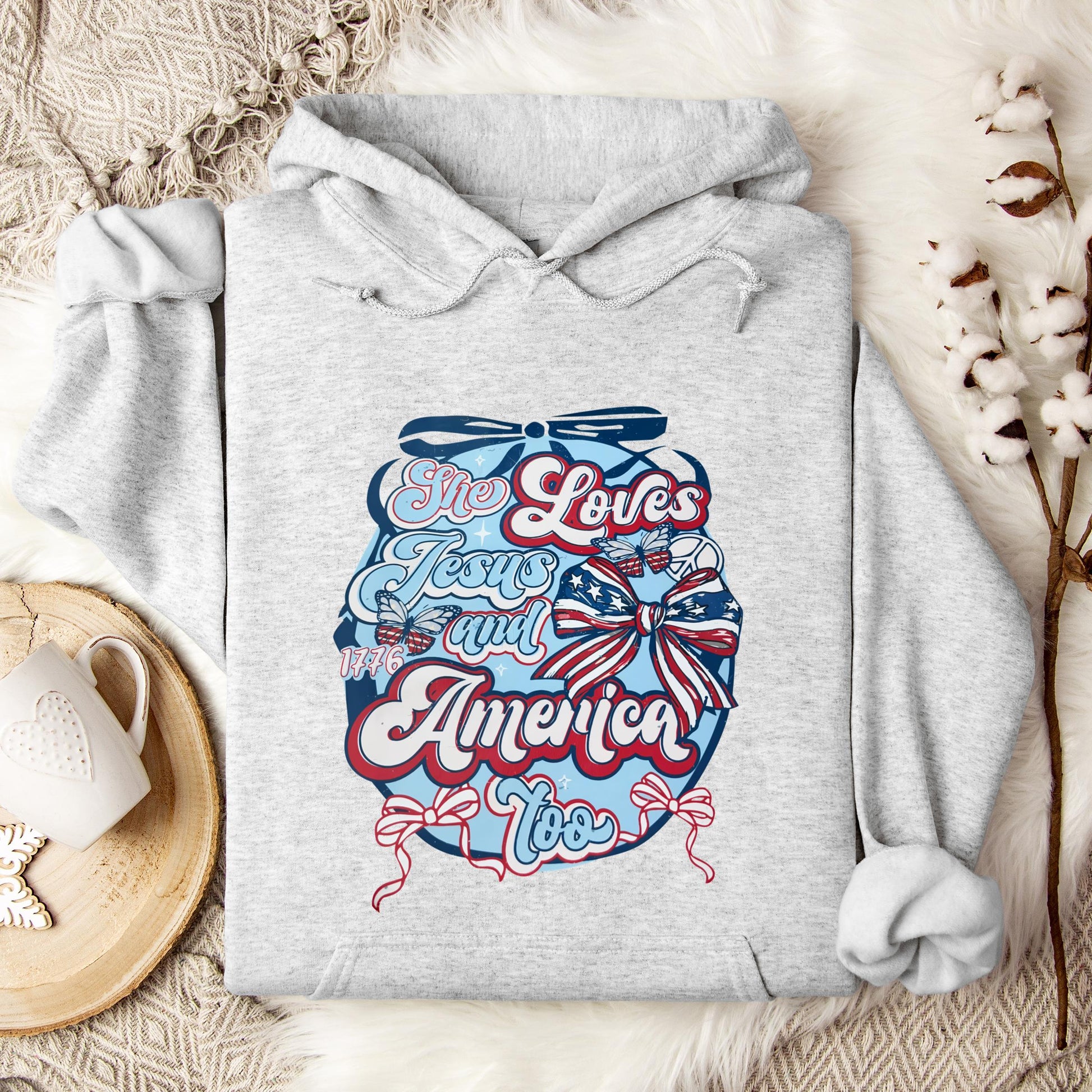 She Loves Jesus And America Too 04 Hoodie