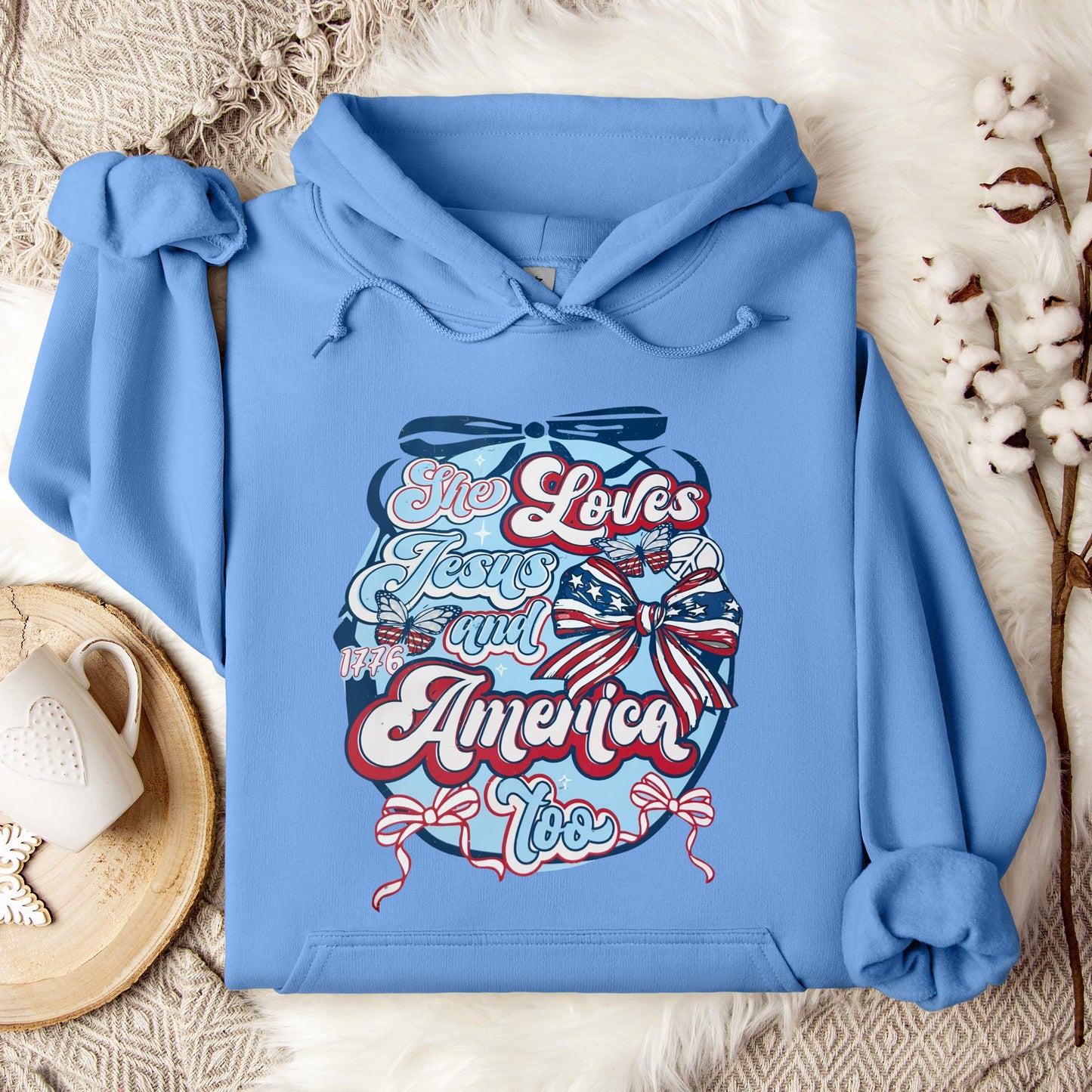She Loves Jesus And America Too 04 Hoodie