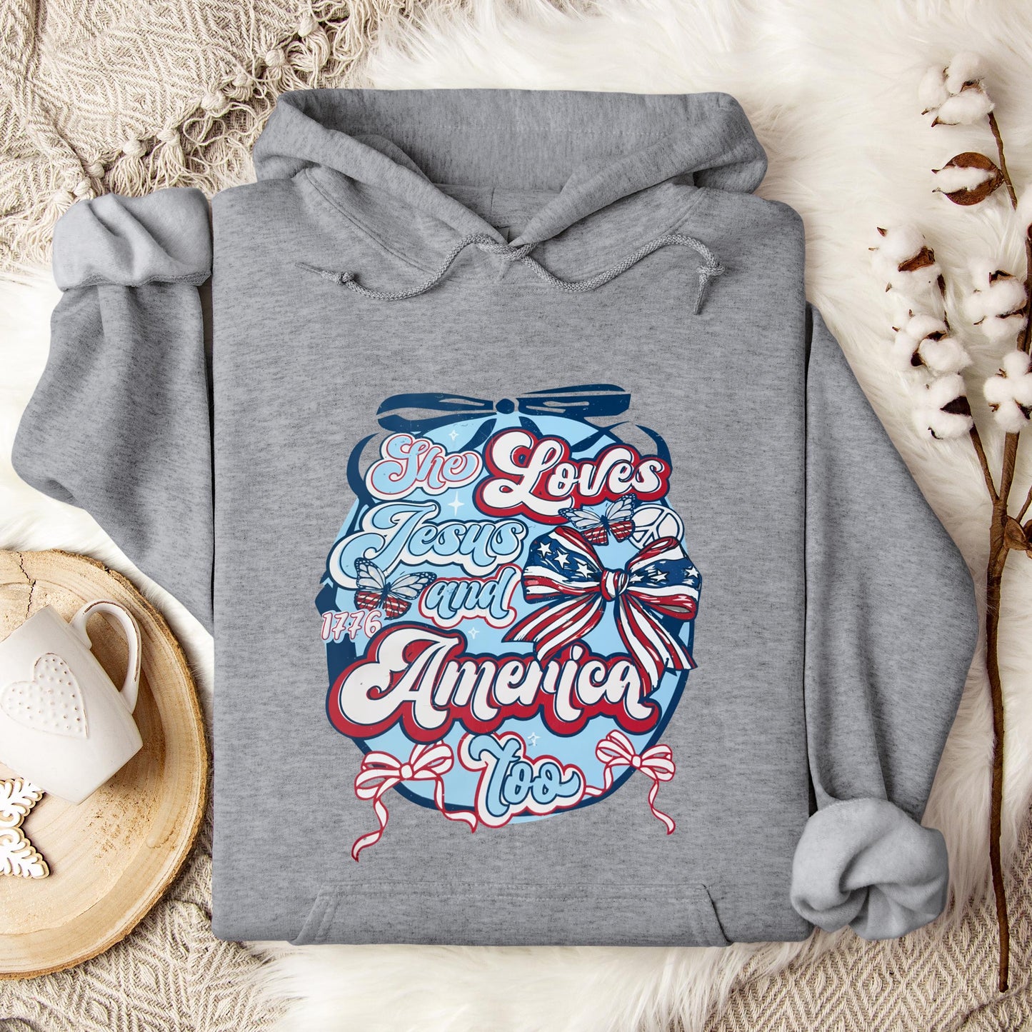 She Loves Jesus And America Too 04 Hoodie